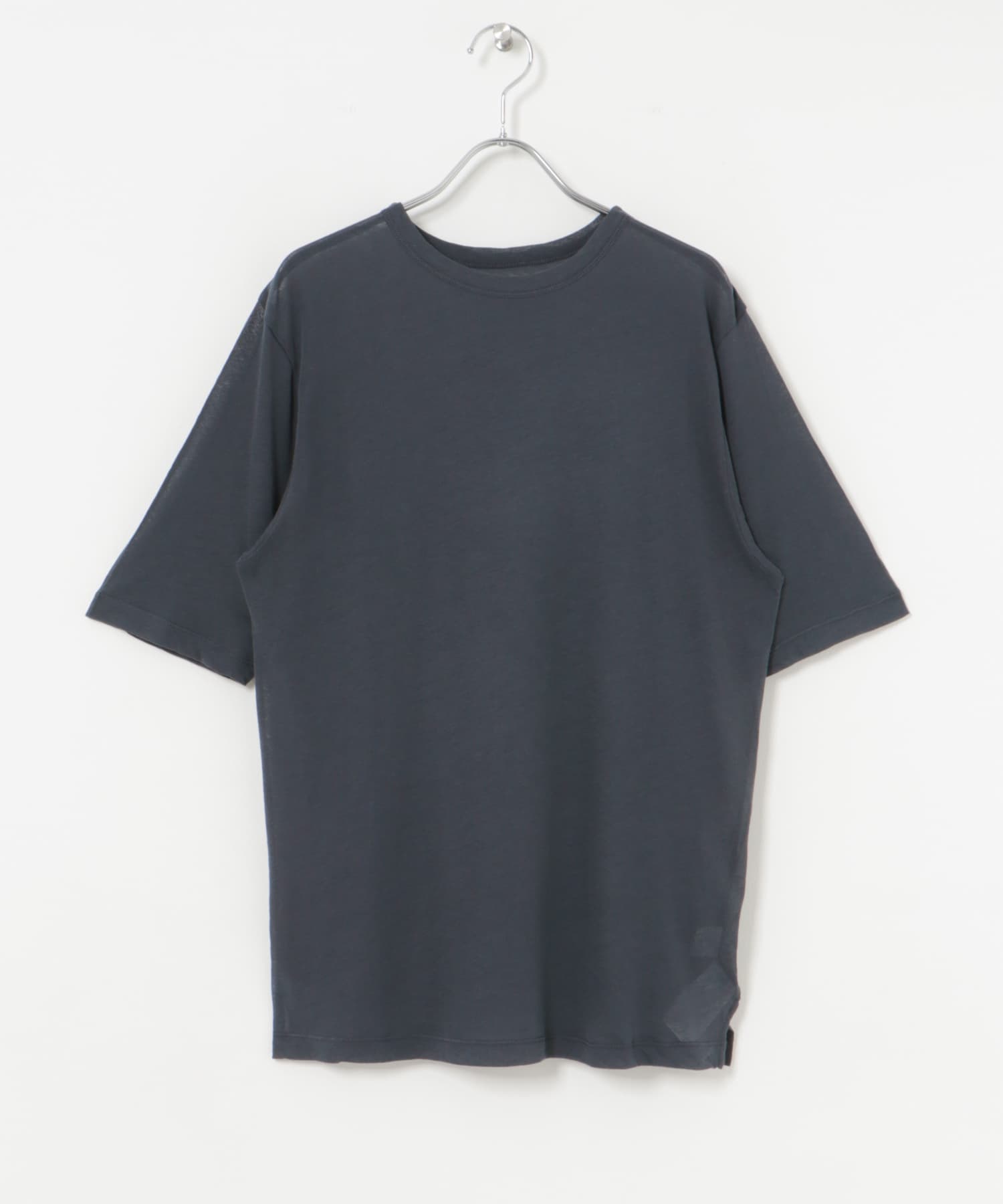 new basic　ドライツイストシアーTシャツ CHARCOAL FREE