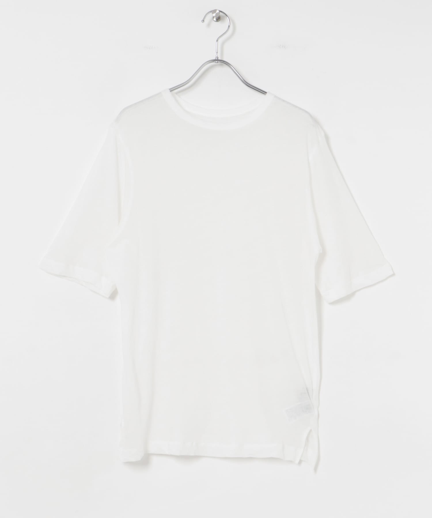 new basic　ドライツイストシアーTシャツ WHITE FREE