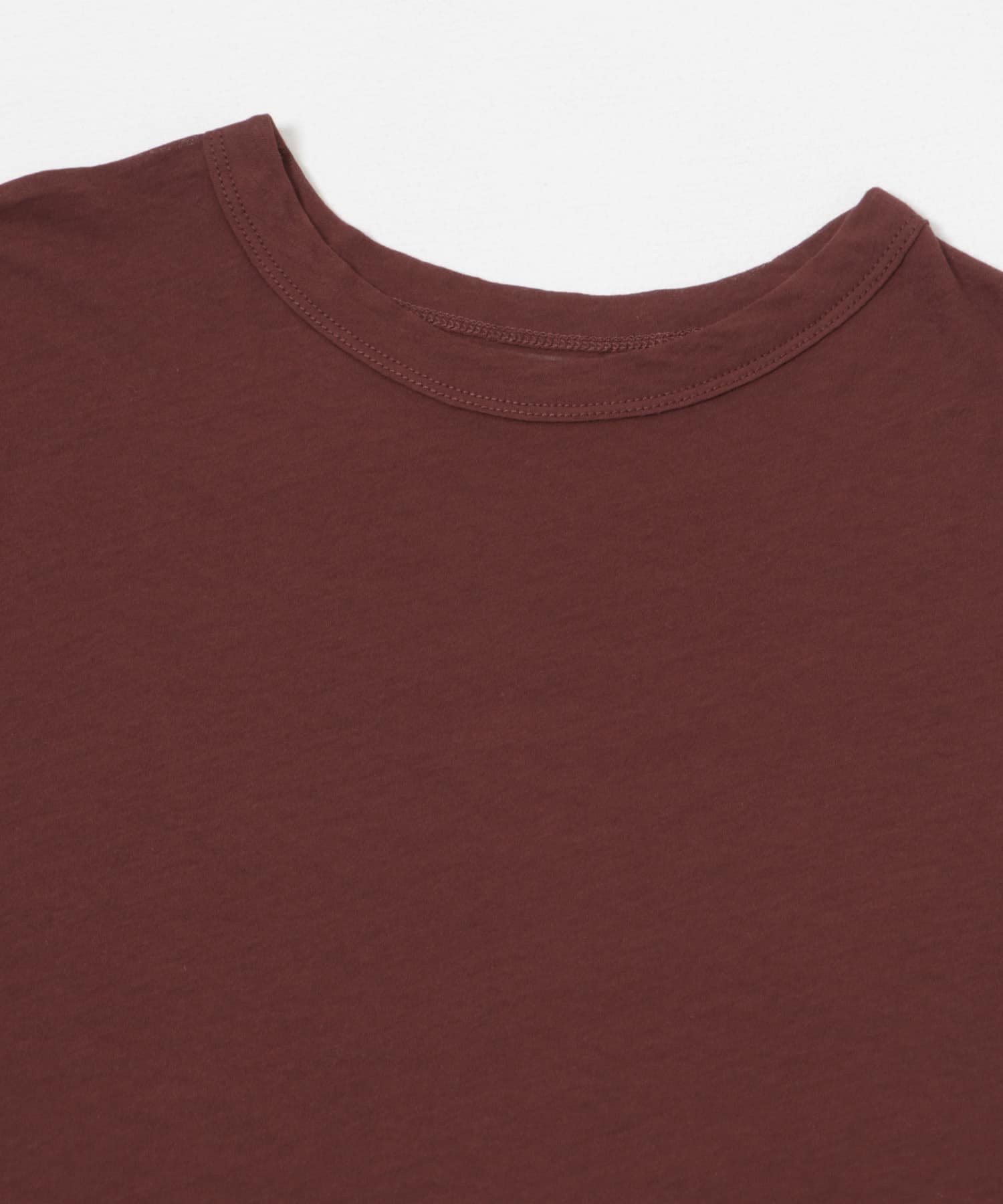 new basic　ドライツイストシアーTシャツ BURGUNDY FREE