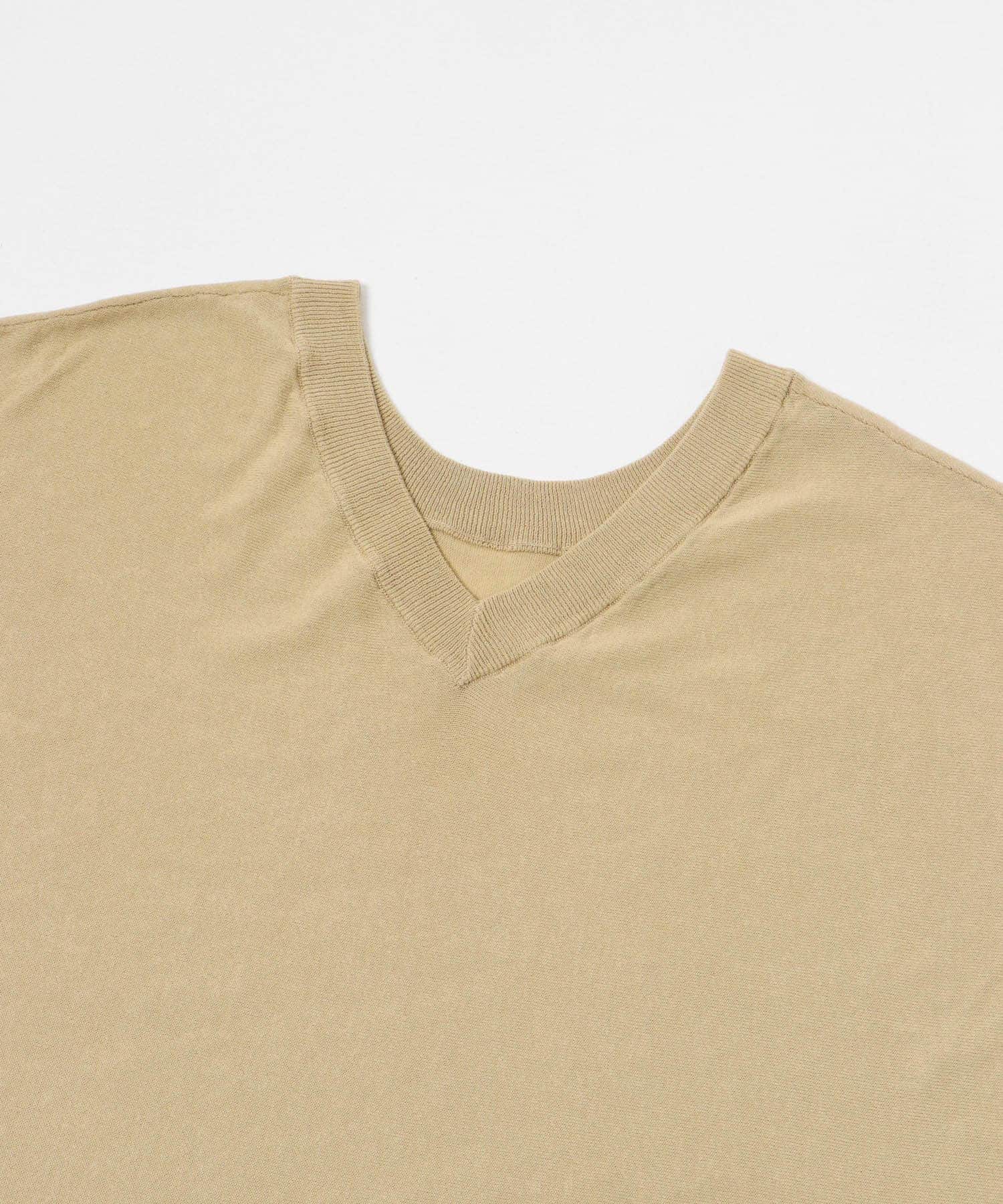 『UVカット』2WAYフレンチスリーブニット BEIGE FREE