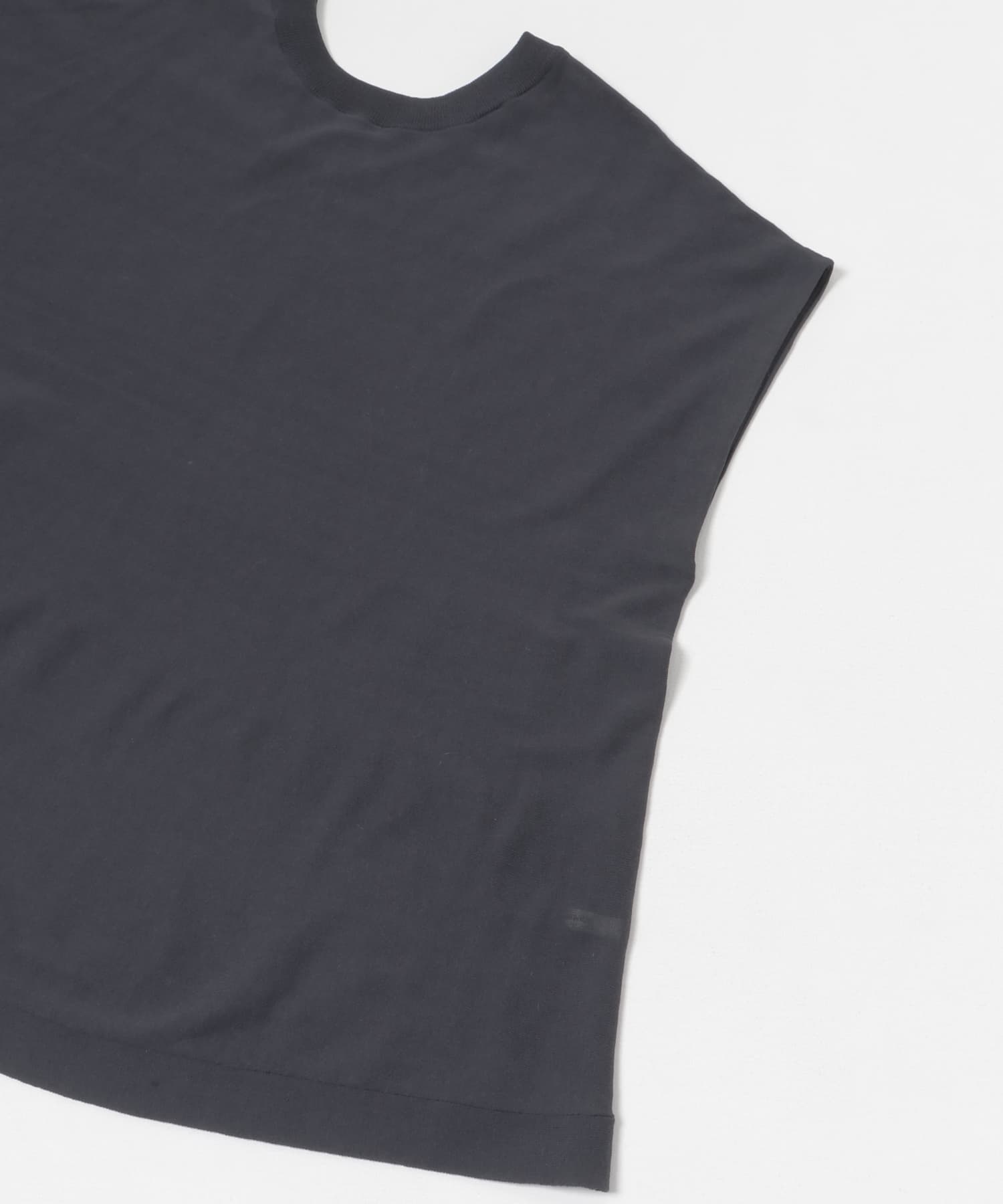 『UVカット』2WAYフレンチスリーブニット NAVY FREE