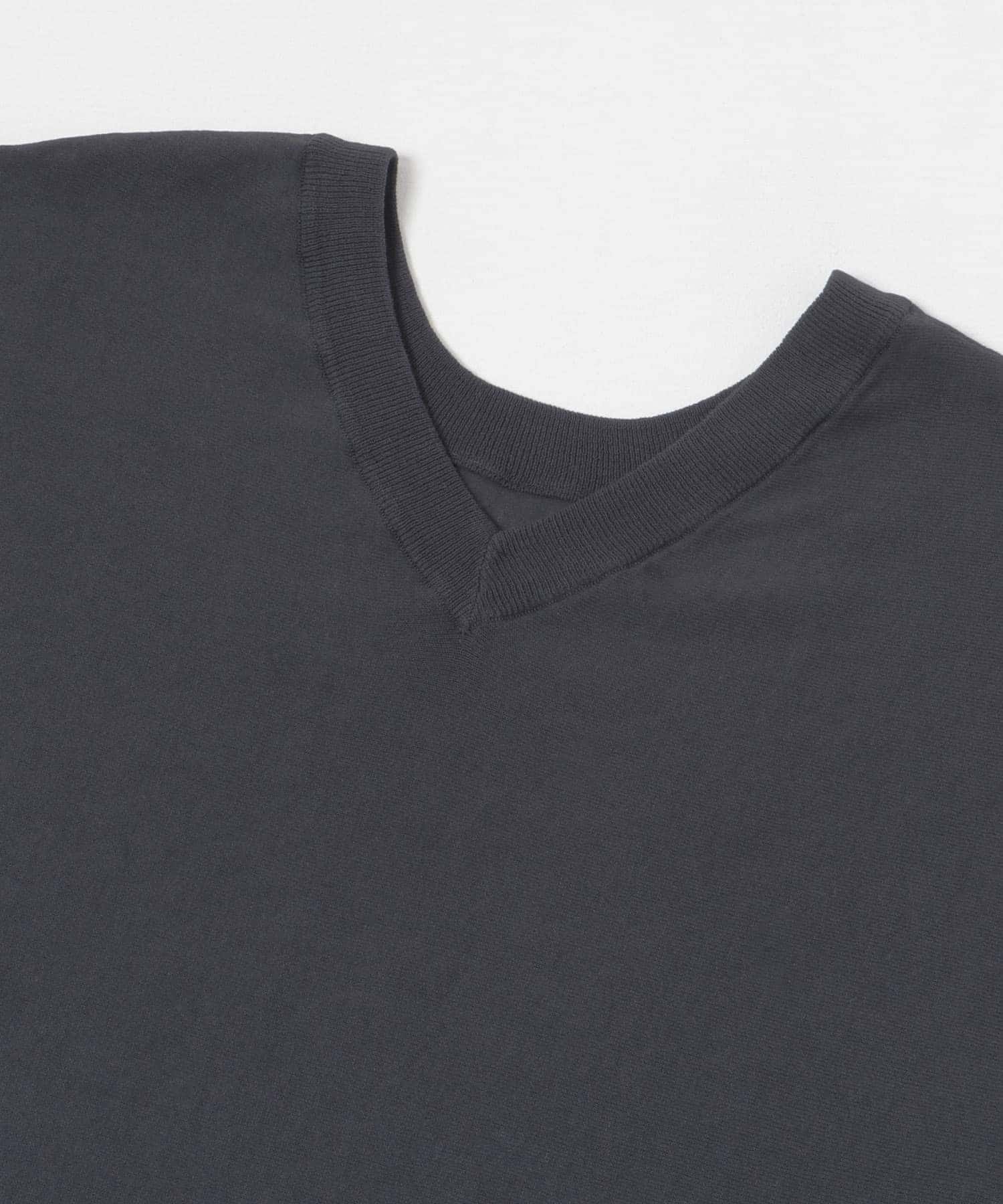 『UVカット』2WAYフレンチスリーブニット NAVY FREE