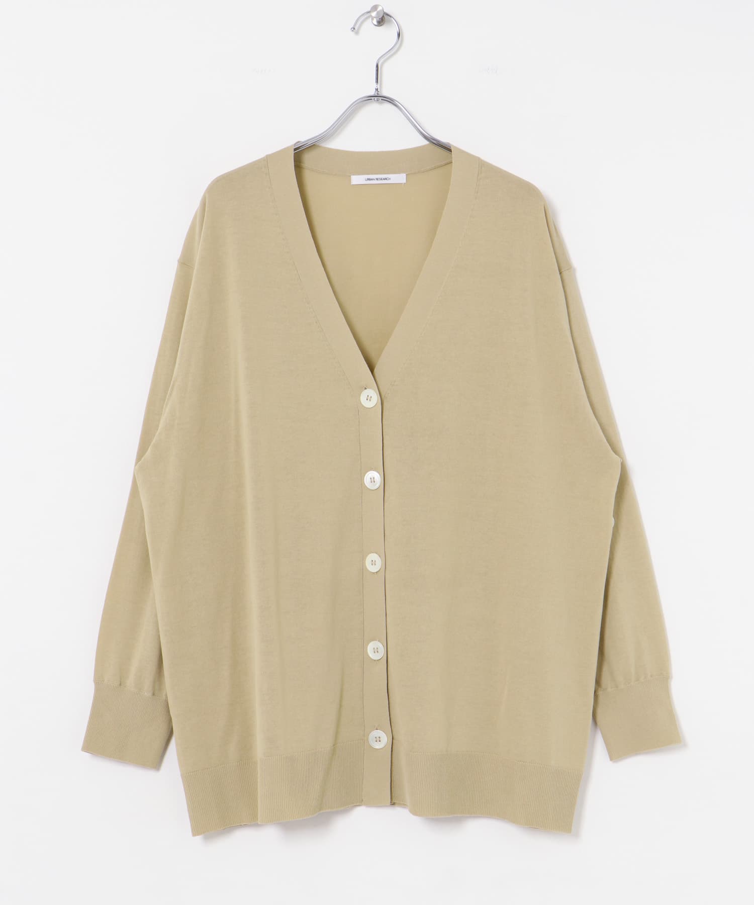 UVカット加工カーディガン BEIGE FREE