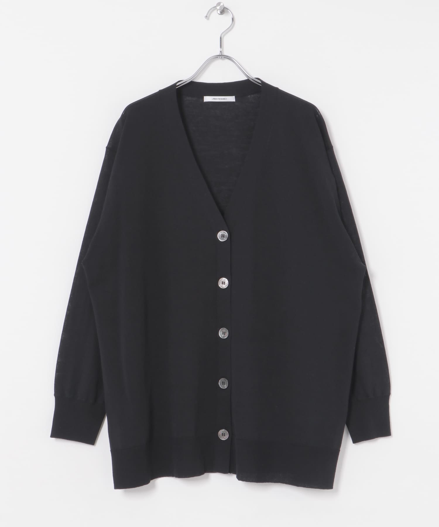 UVカット加工カーディガン BLACK FREE