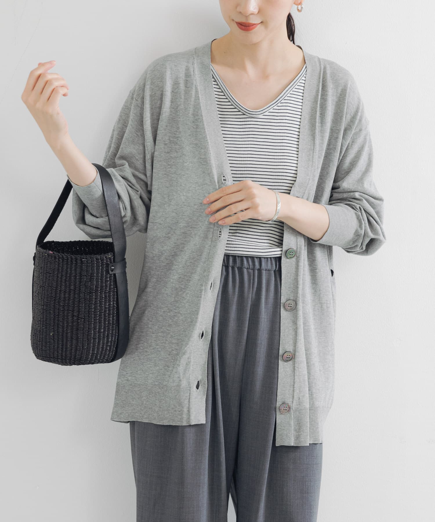 UVカット加工カーディガン