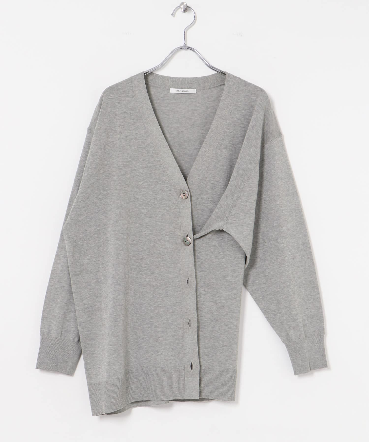 UVカット加工カーディガン GRAY FREE