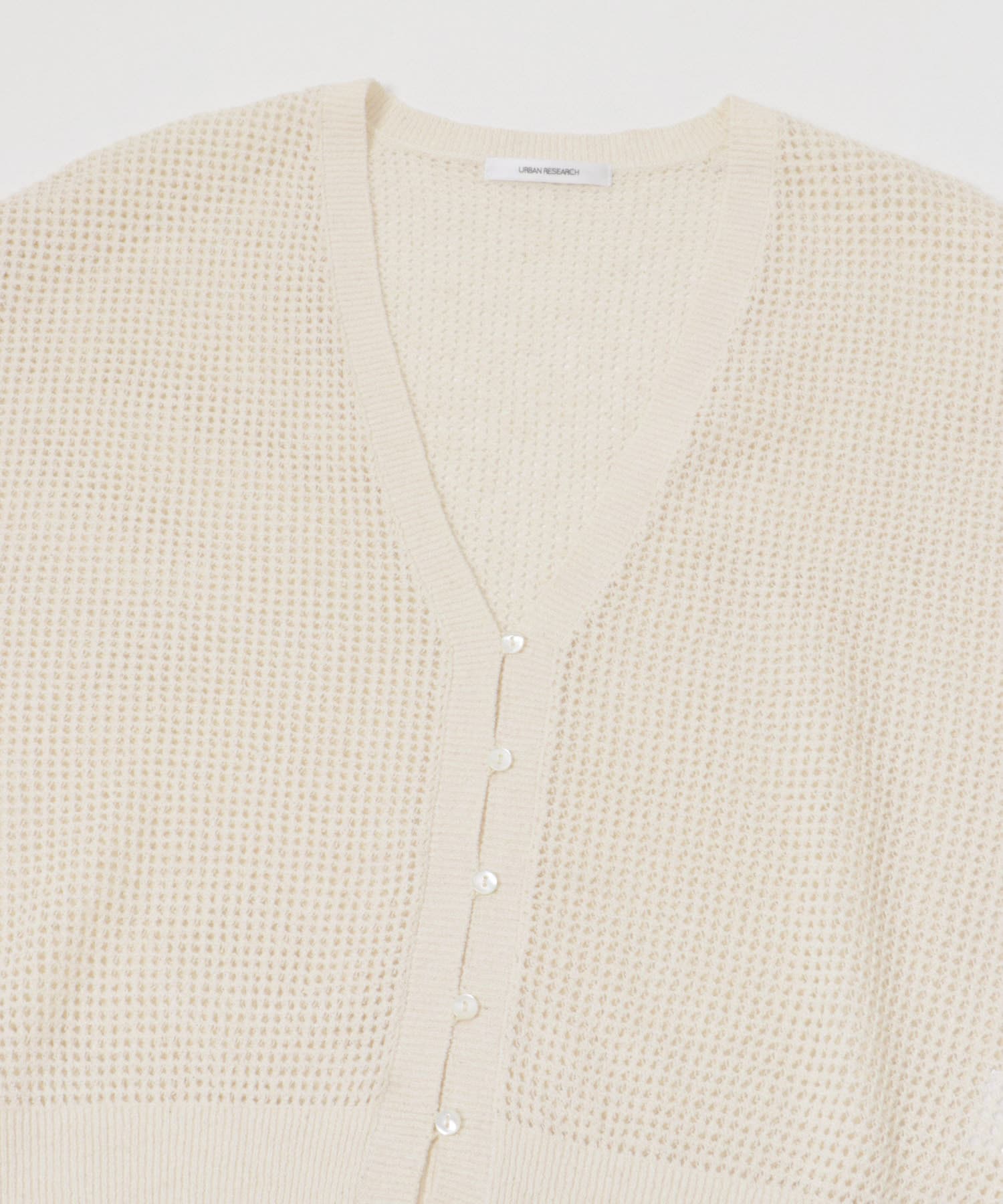 ブークレメッシュニットカーディガン(FREE M.BLACK): トップス