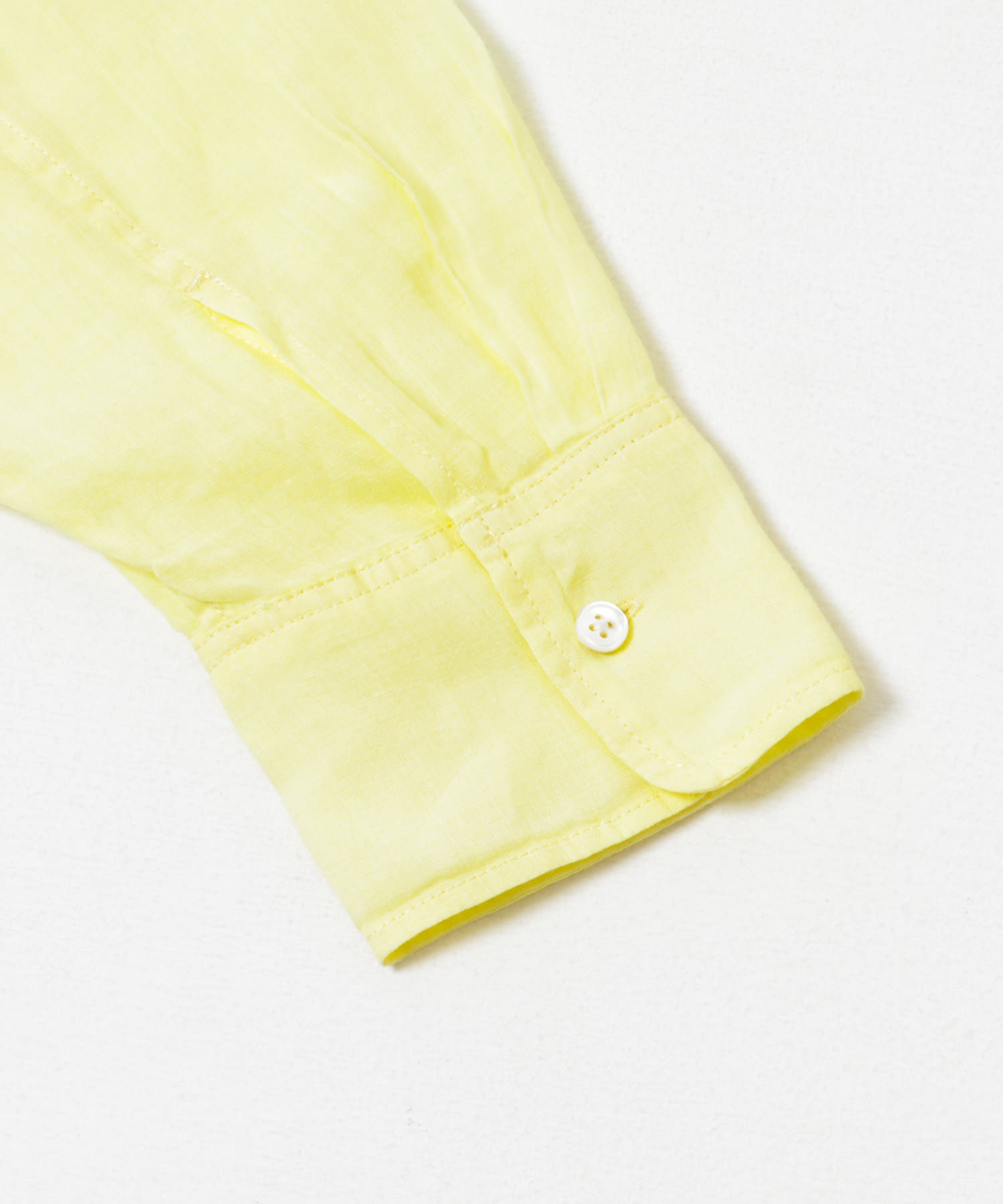 ガーメントダイラミーオーバーシャツ YELLOW FREE