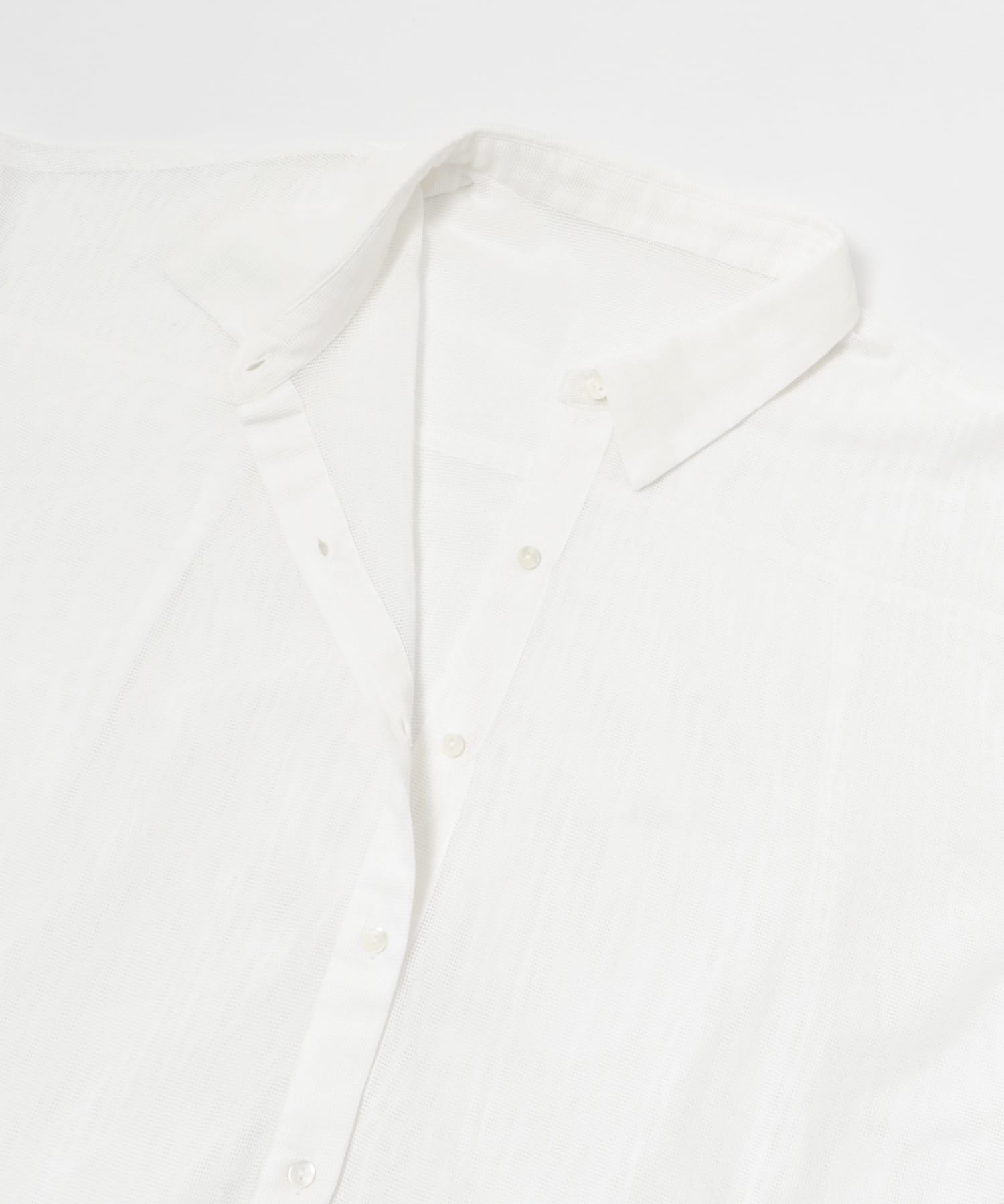 コットンカラミシアーオーバーシャツ OFF FREE