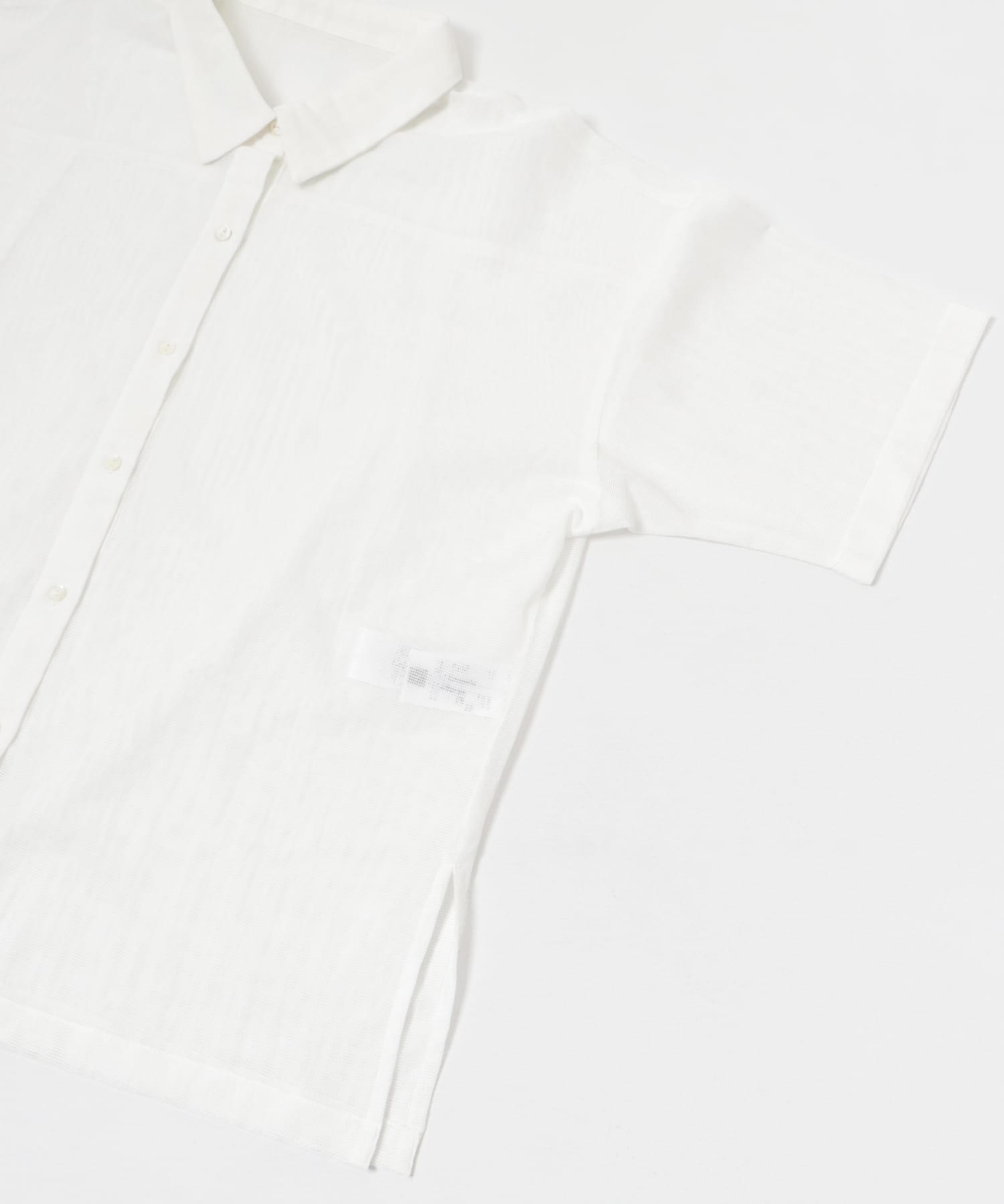 コットンカラミシアーオーバーシャツ OFF FREE
