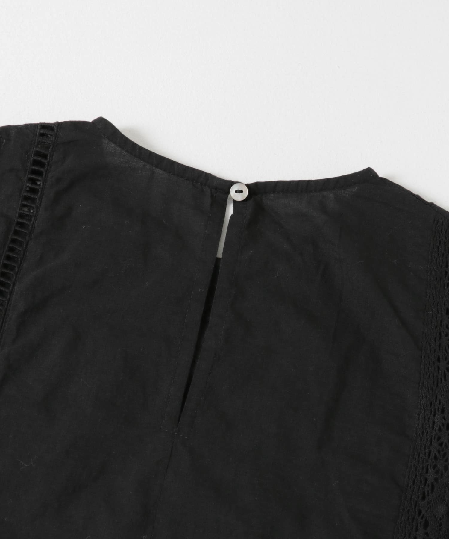 パッチワークレーストップス BLACK FREE