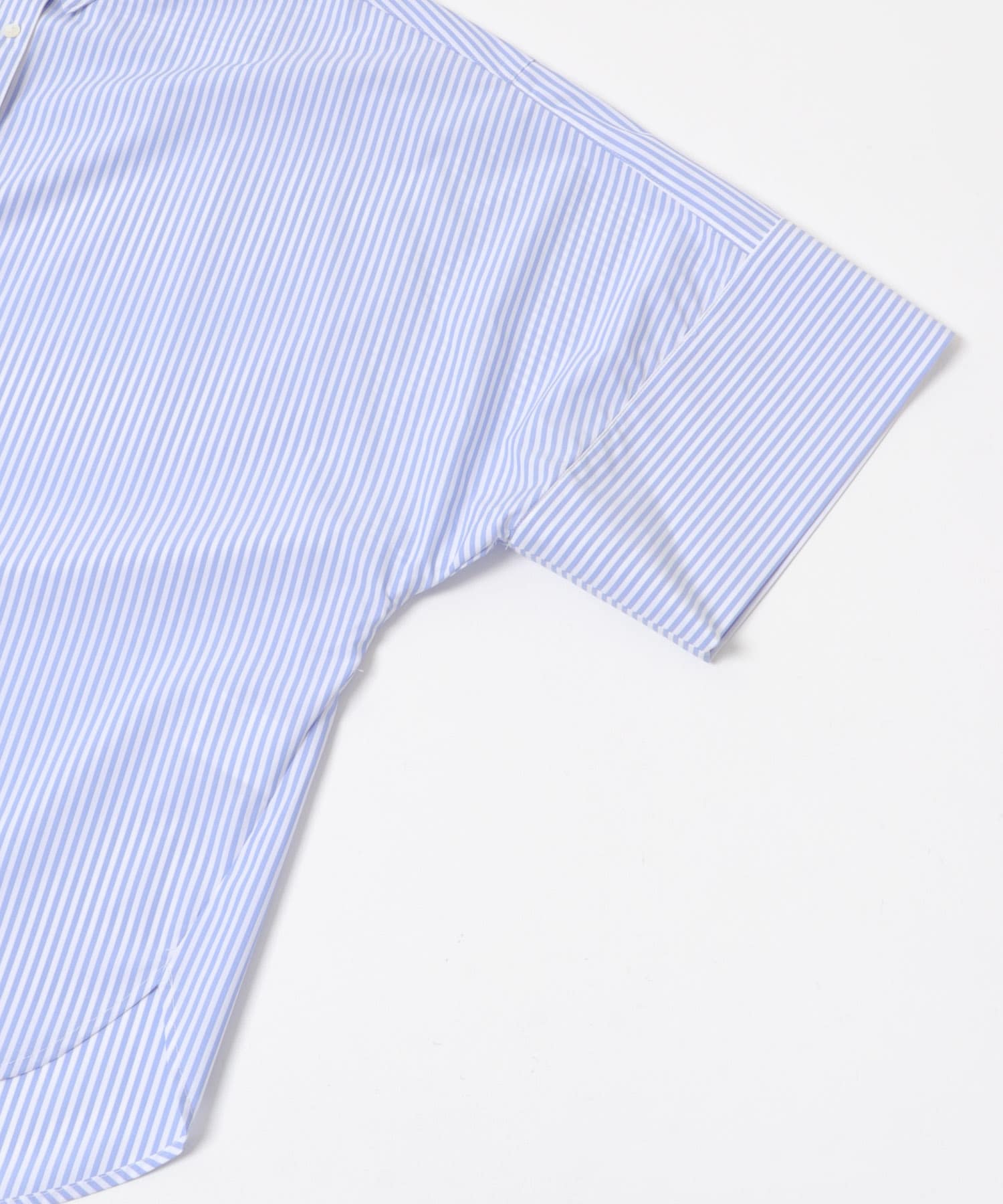 ハーフスリーブシャツ SAXSTRIPE FREE