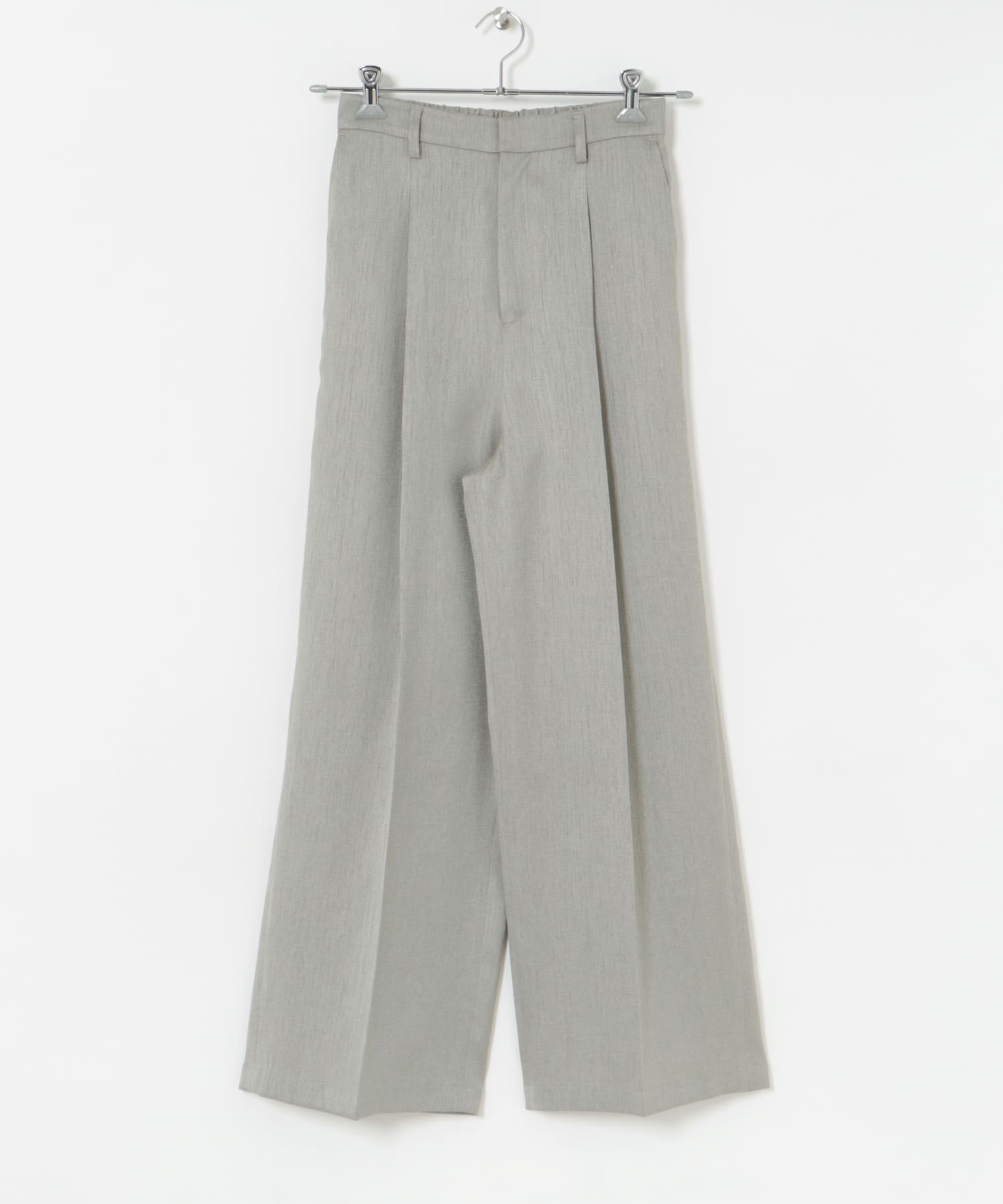 『UVカット/吸水速乾/イージーケア』『UR TECH DRYLUXE』ツイードワイドパンツ GRAY 36