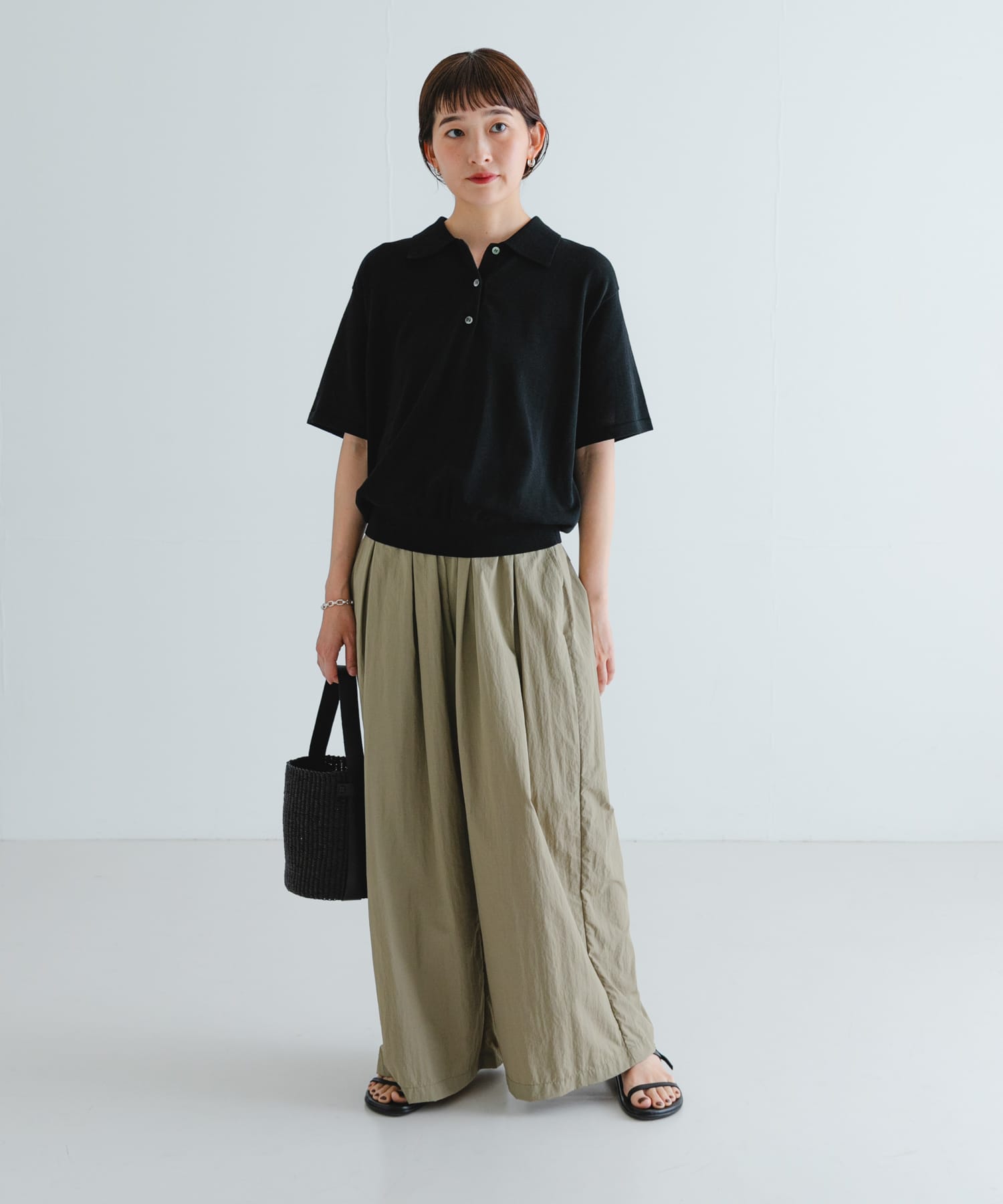 撥水/UVカット/接触冷感/イージーケア』『UR TECH』ギャザー