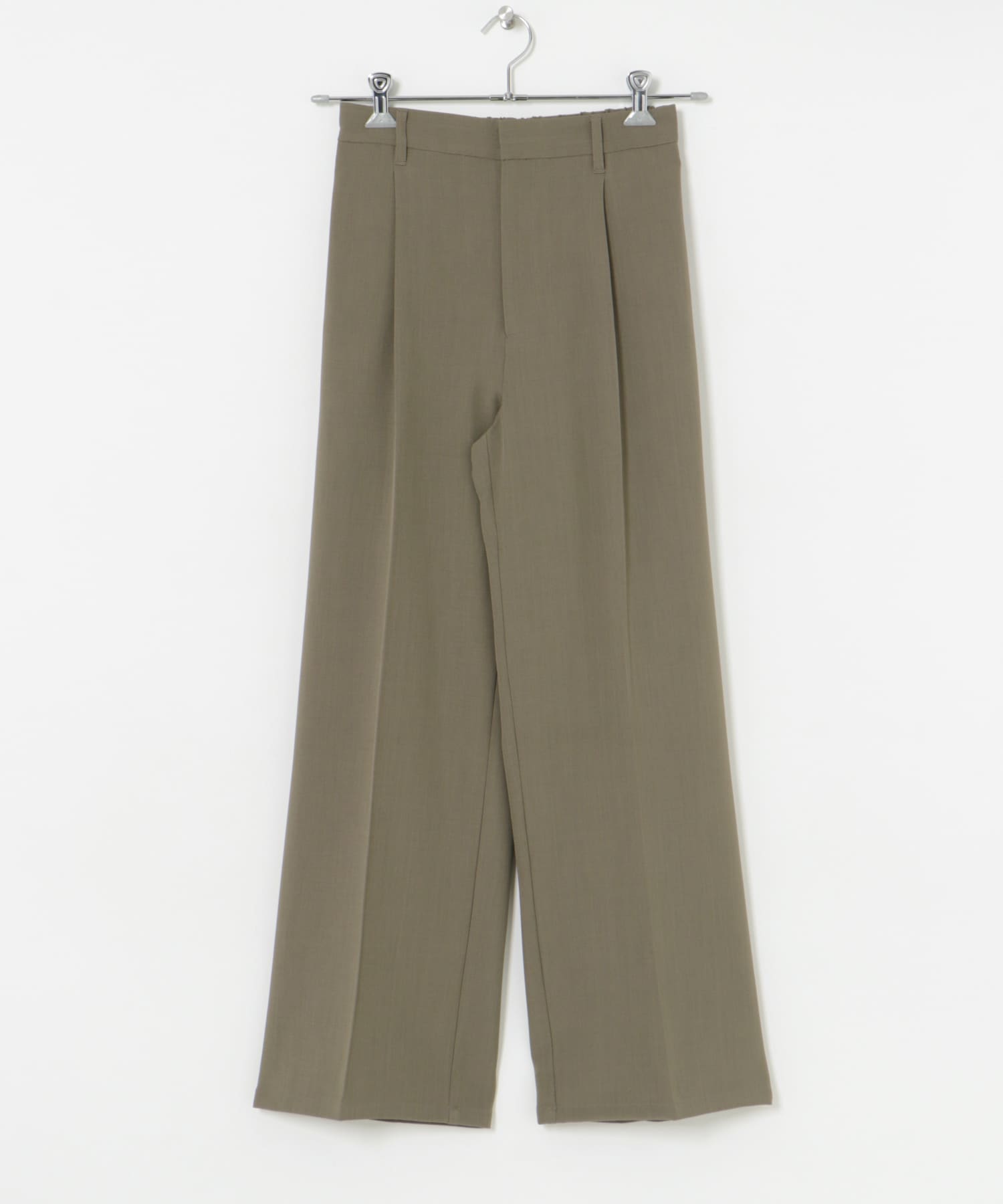 『3サイズ展開』『イージーケア』ストレッチタックスラックス KHAKI 34