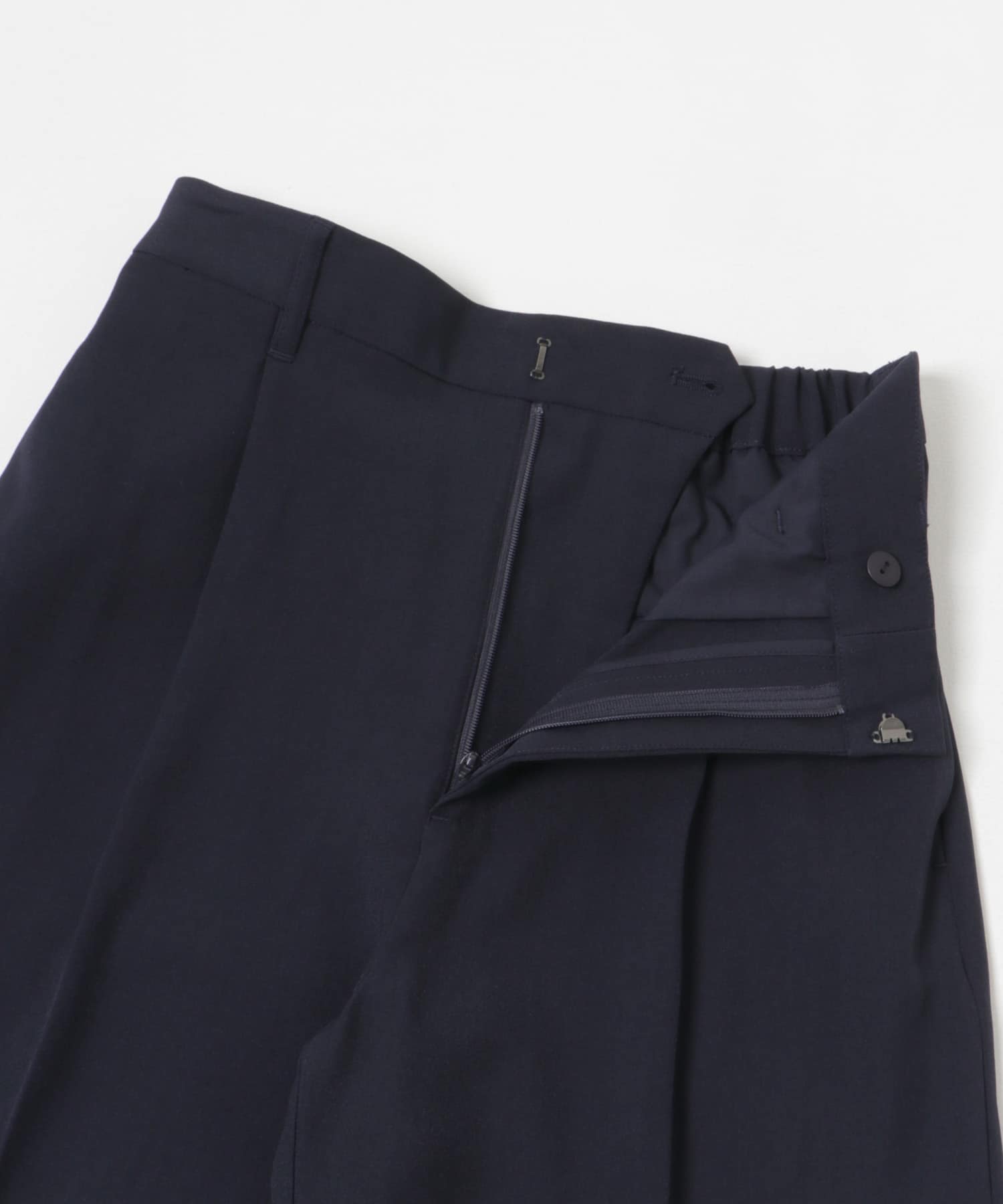 『3サイズ展開』『イージーケア』ストレッチタックスラックス NAVY 34