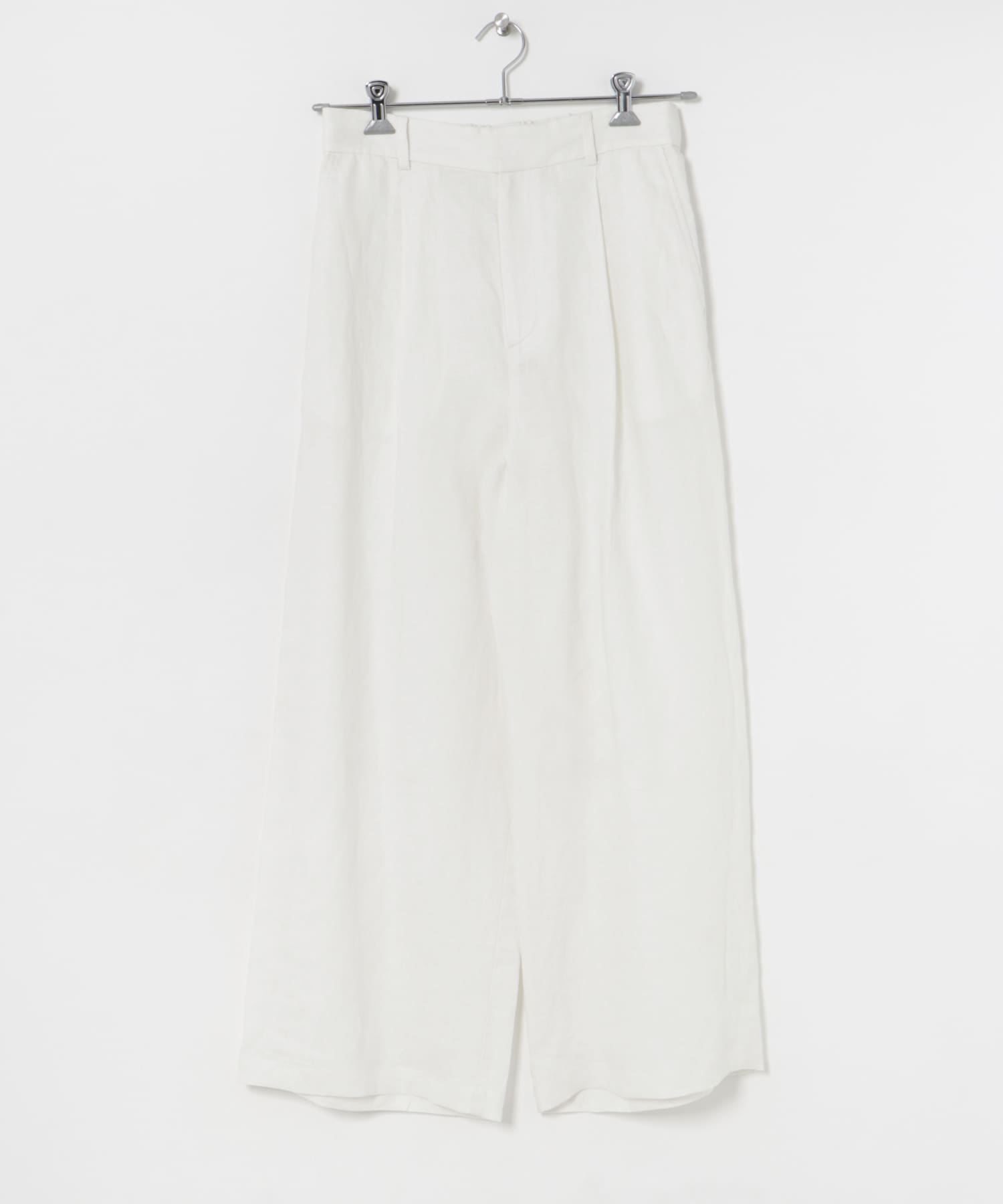 『3サイズ展開』new basic　リネンイージーワイドスラックス OFF 36