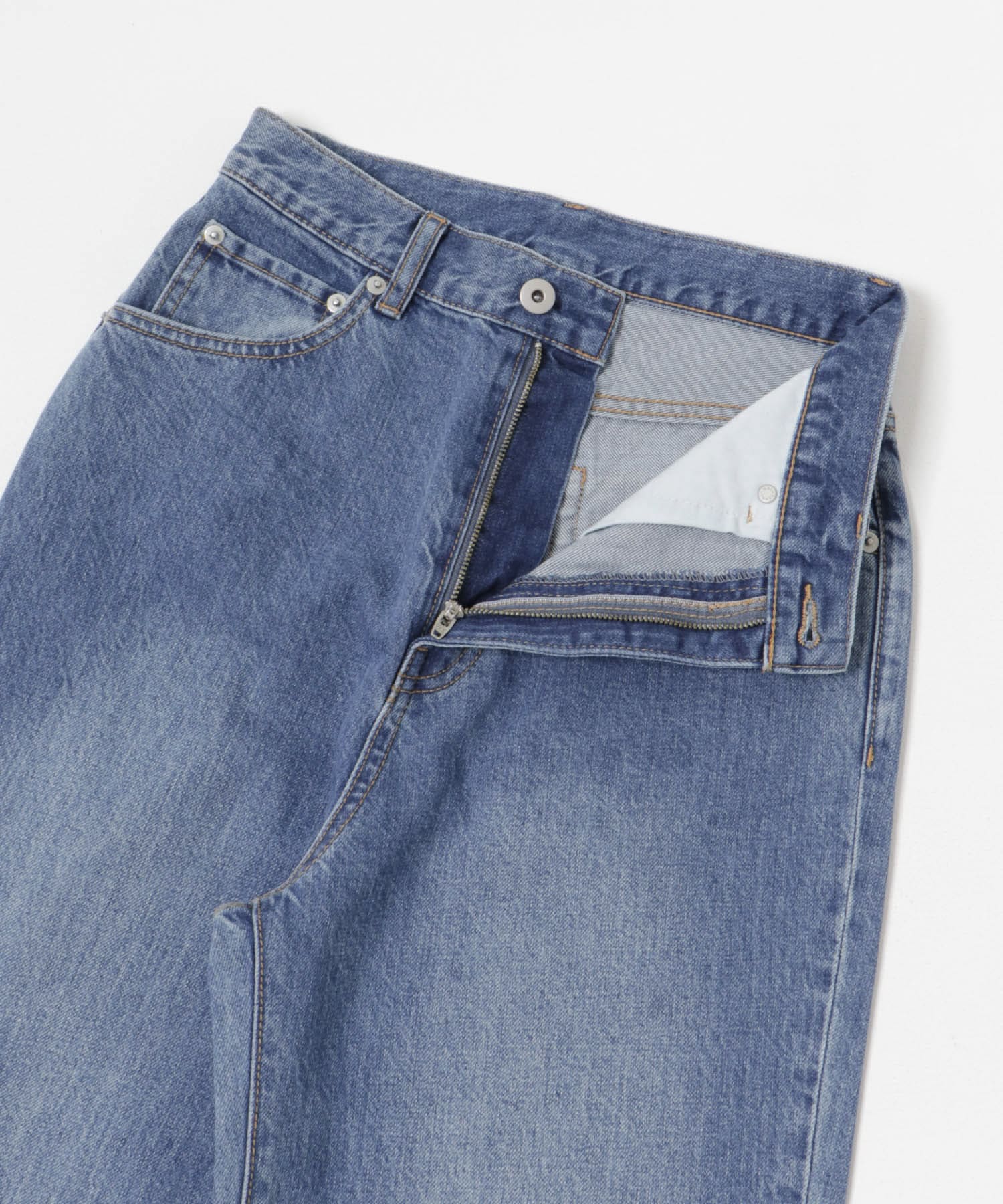 『4サイズ展開』new basic　ストレートフィットデニムパンツ INDIGO 36