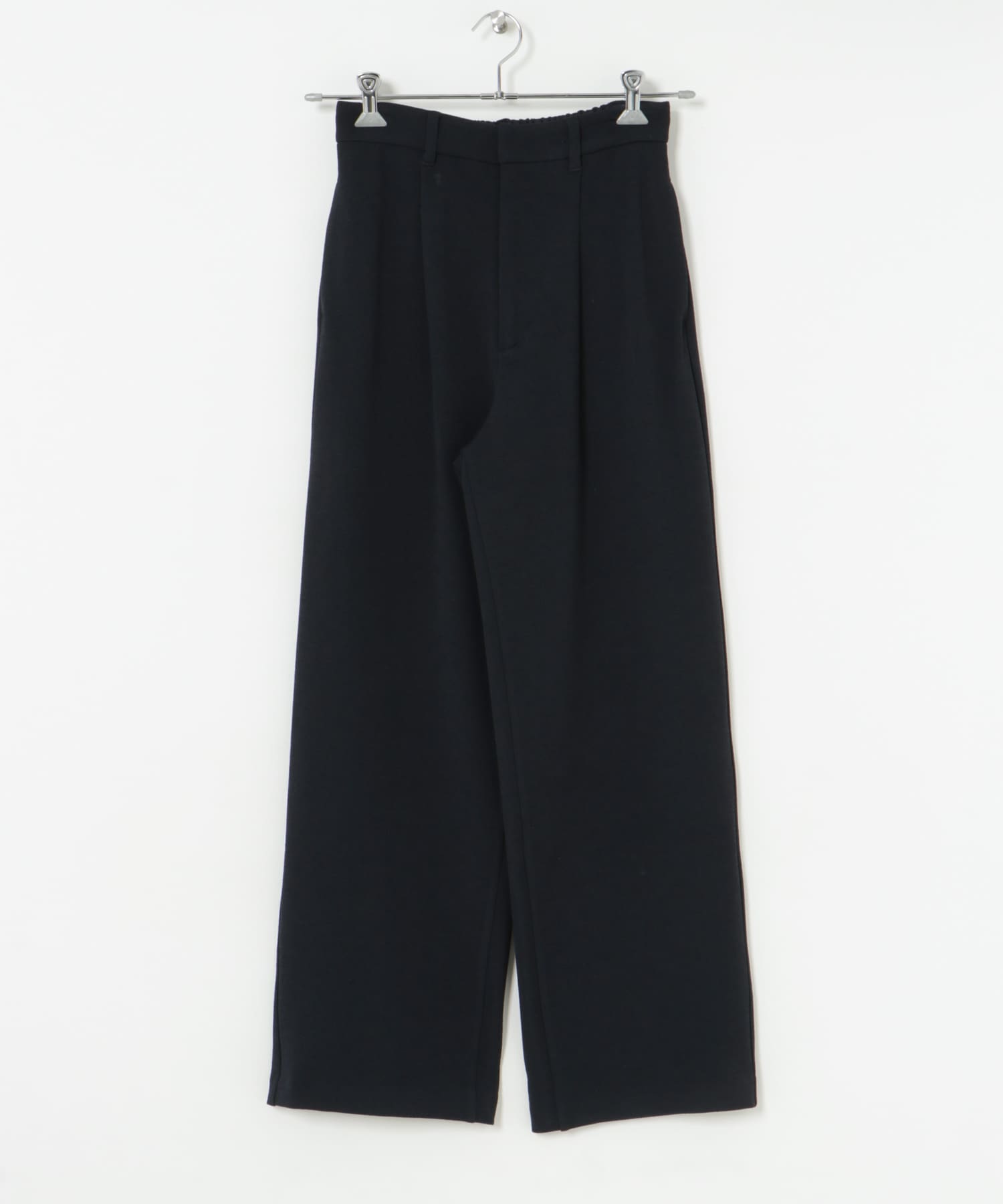 『3サイズ展開』『MADE IN JAPAN』カットジョーゼットイージースラックス NAVY 36