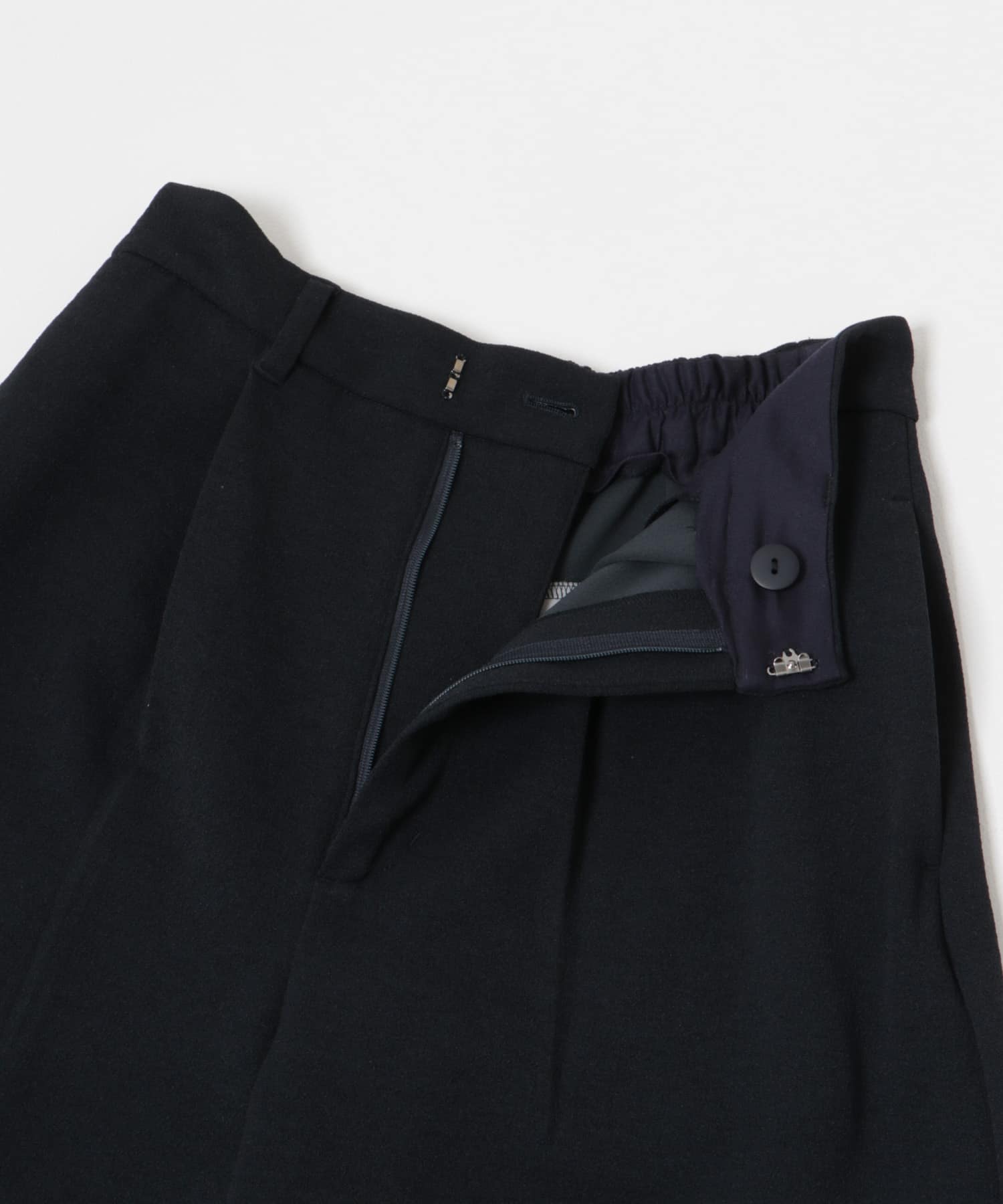 『3サイズ展開』『MADE IN JAPAN』カットジョーゼットイージースラックス NAVY 36