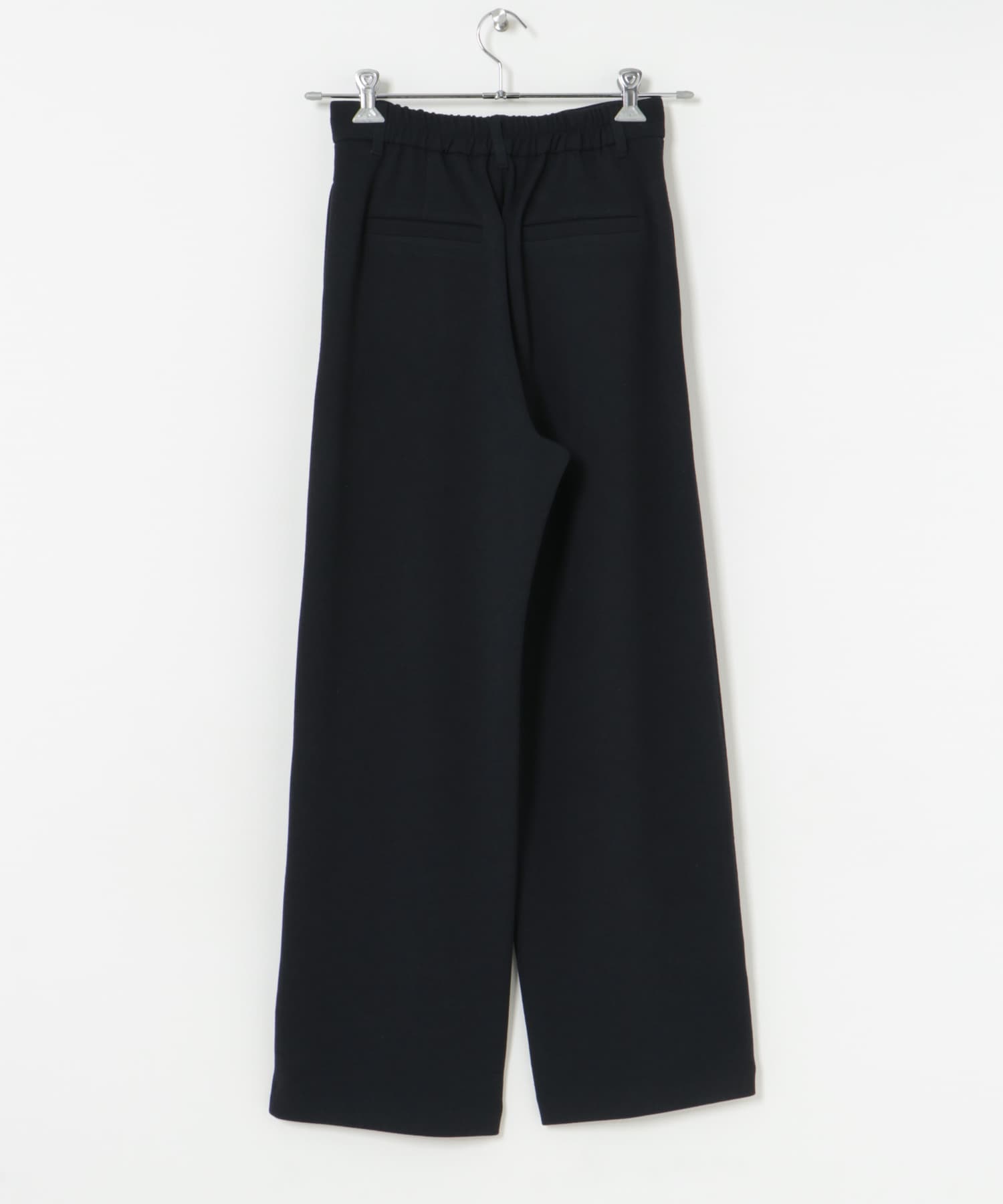 『3サイズ展開』『MADE IN JAPAN』カットジョーゼットイージースラックス NAVY 36