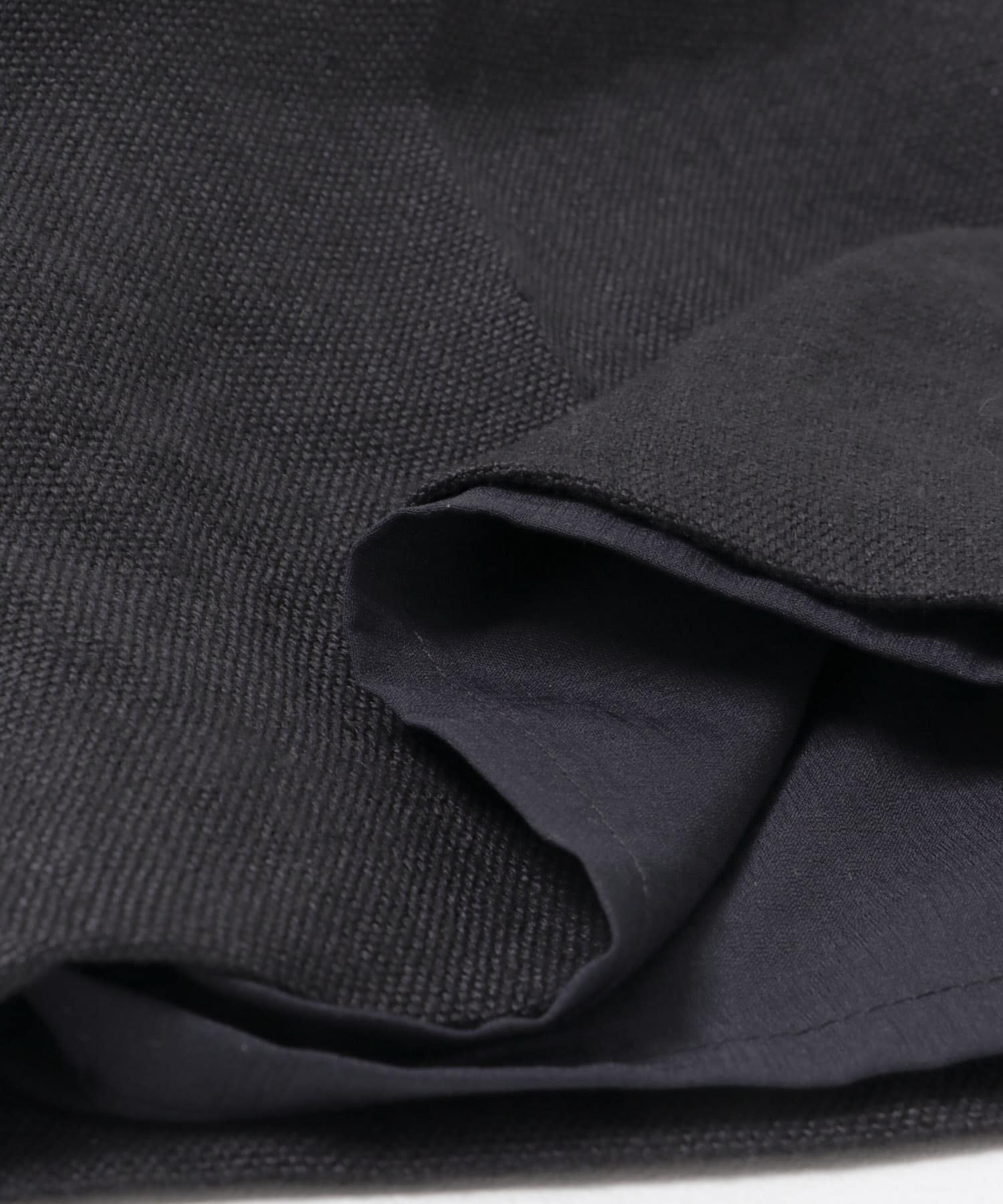 『3サイズ展開』new basic　リネンハイウエストパンツ NAVY 36