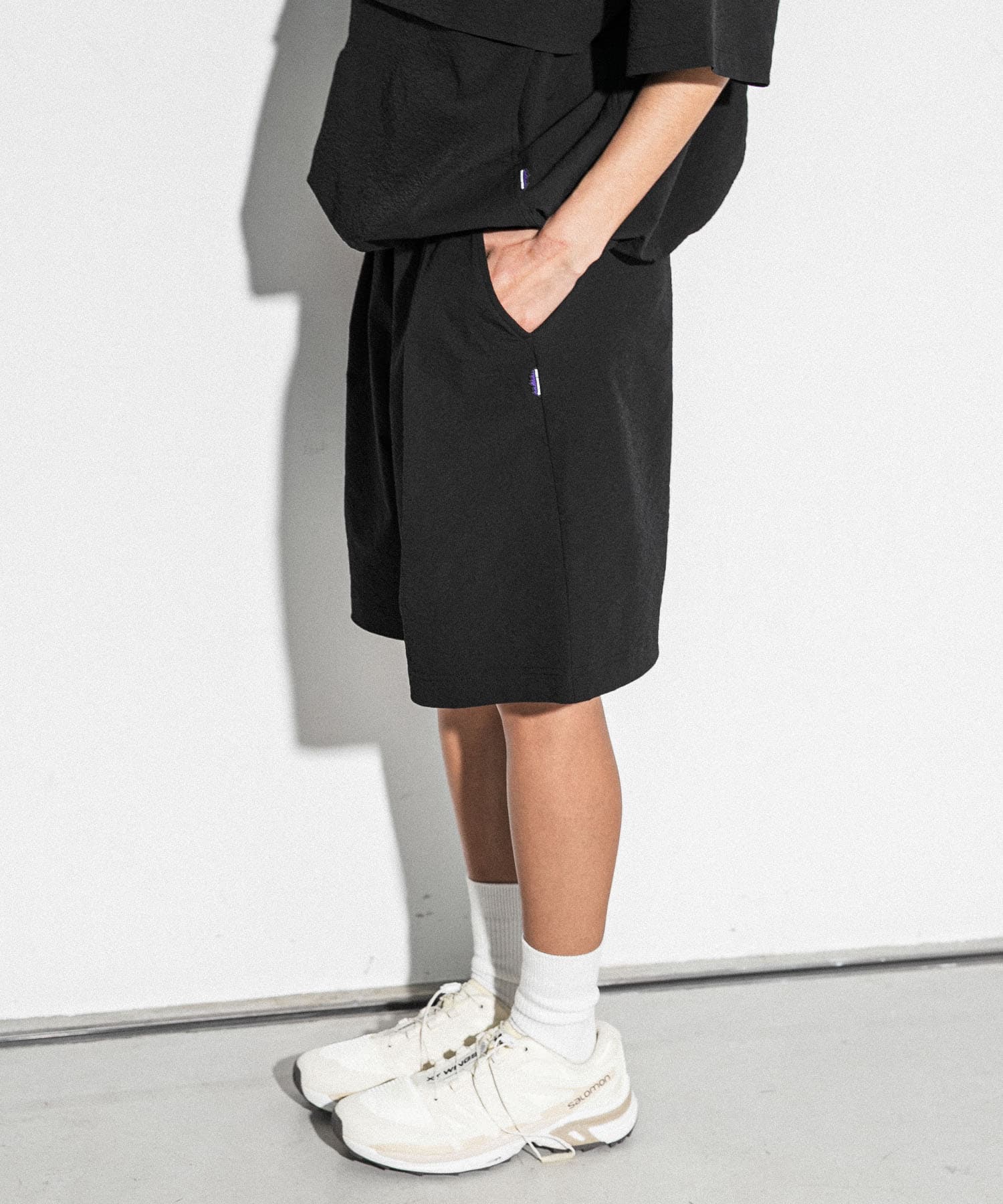 別注』THOUSAND MILE×UR WASHER CODE EASY SHORTS(FREE BLACK): ボトム