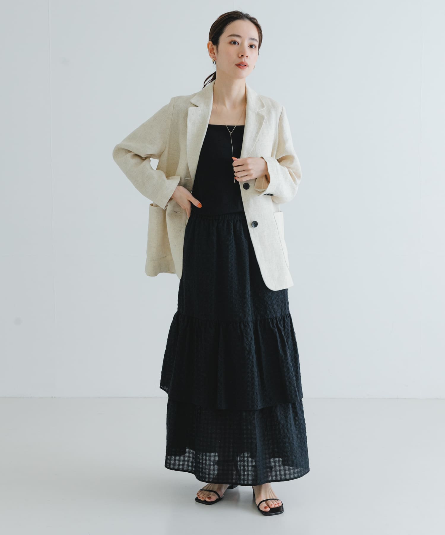 身長：162cm サイズ：FREE