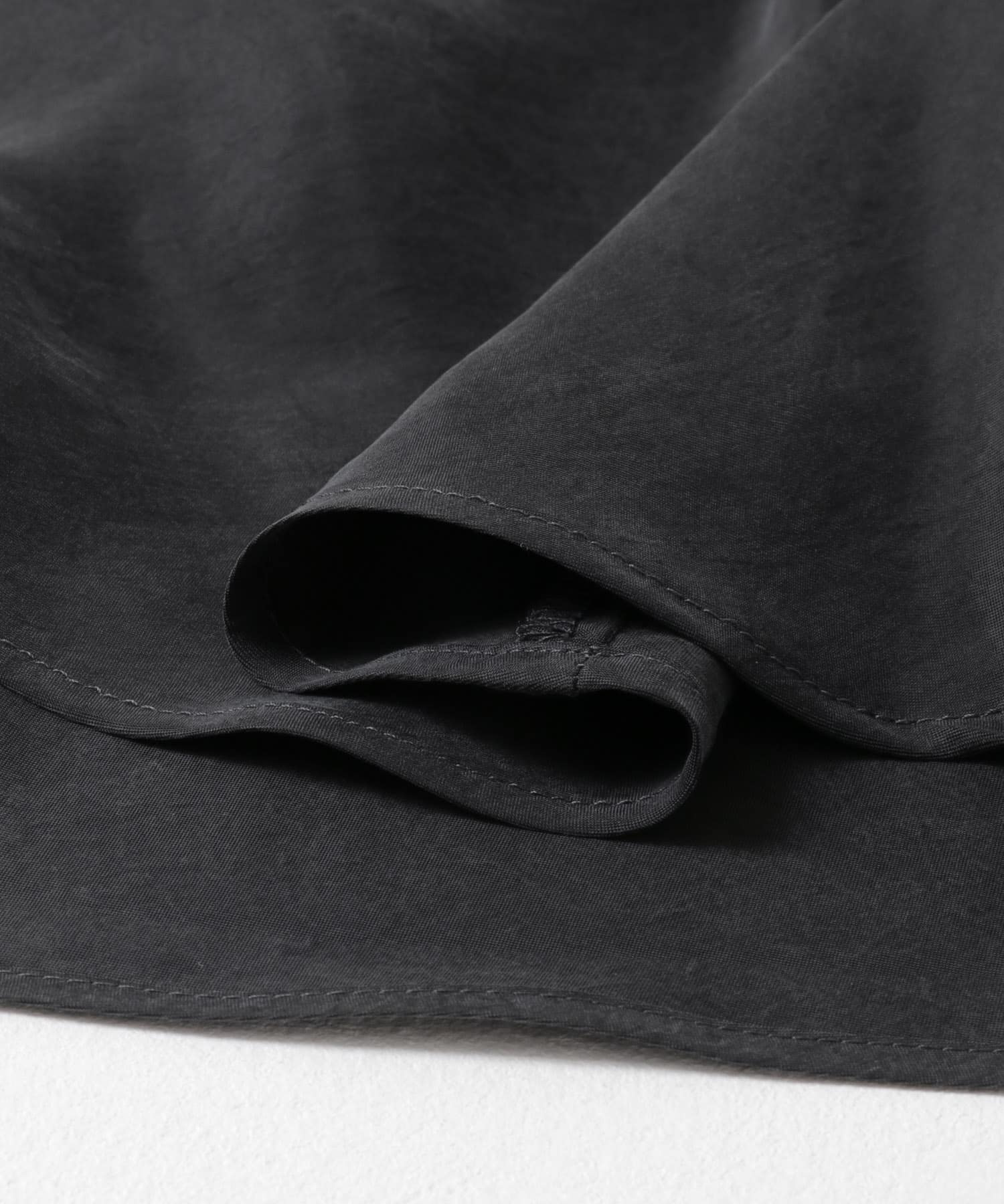 『MADE IN JAPAN』キュプラフィブリルロングスカート CHARCOAL FREE