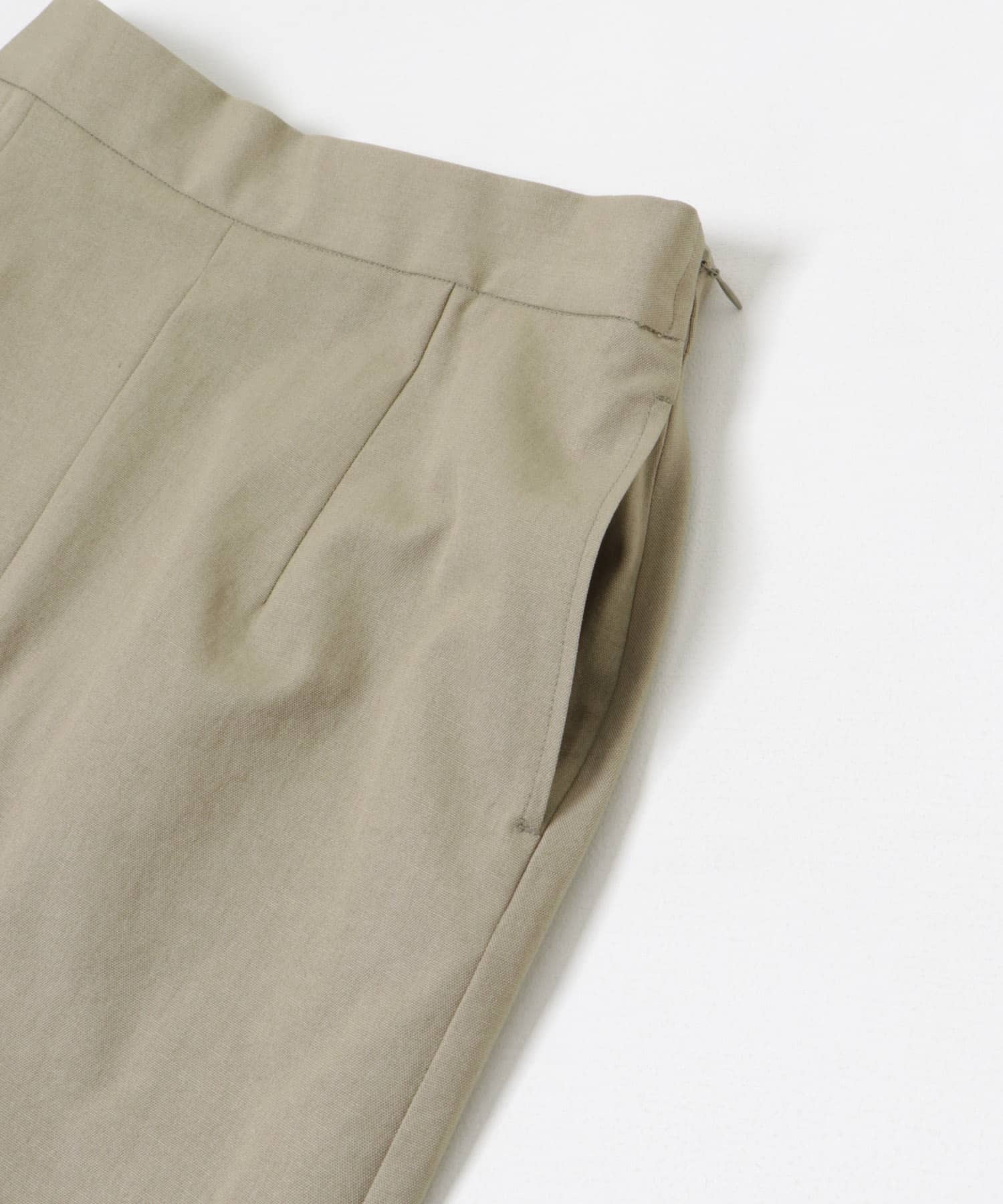 『2サイズ展開』リネン混ロングスカート SAND BEIGE 36