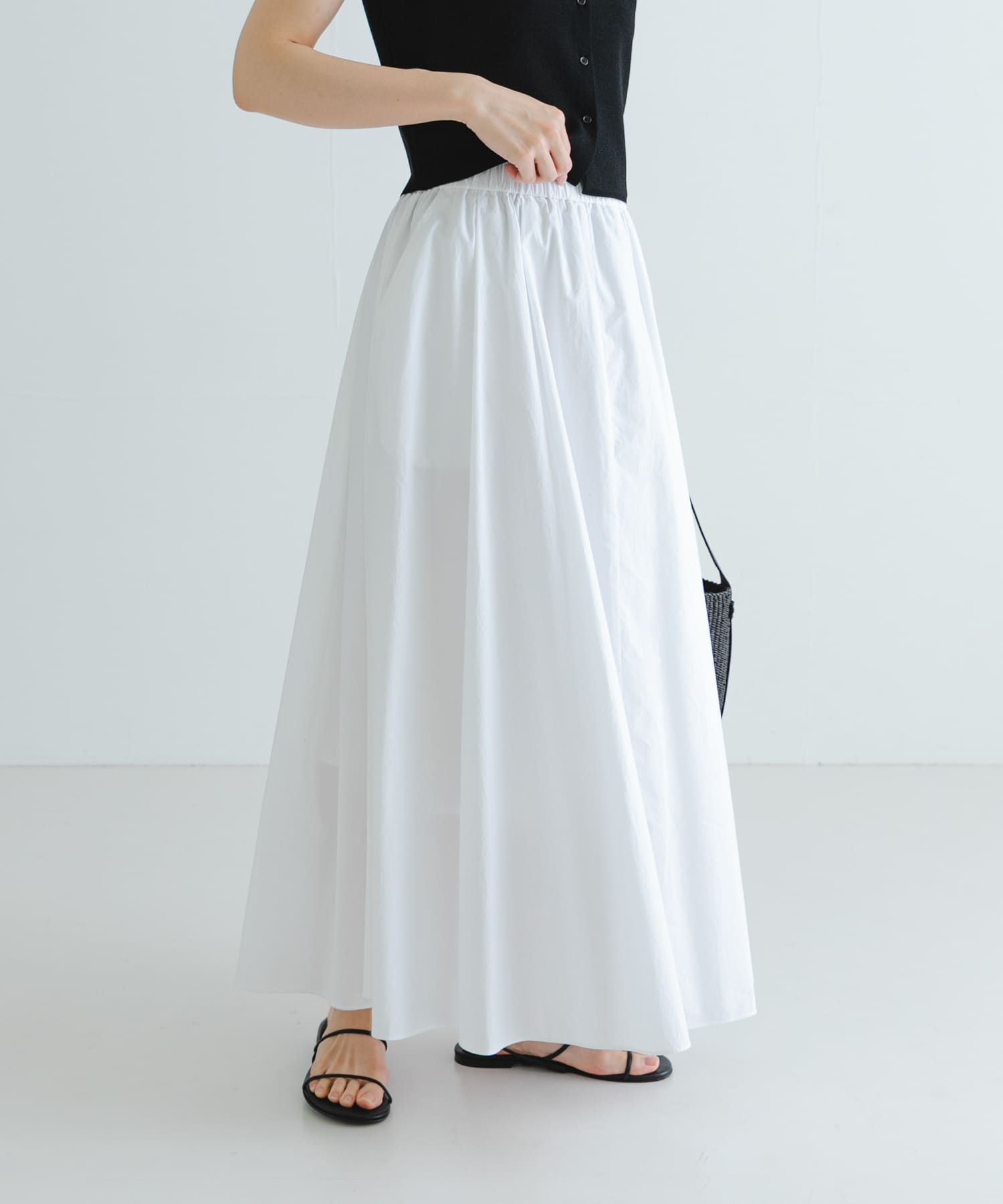 コットンギャザーボリュームスカート