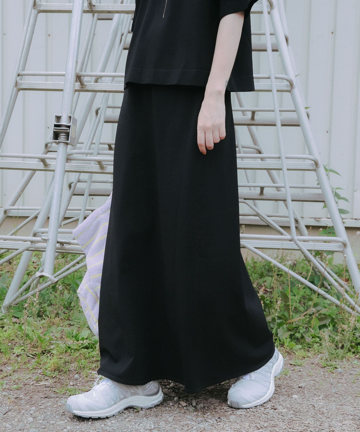 ドライタッチハイゲージニットスカート