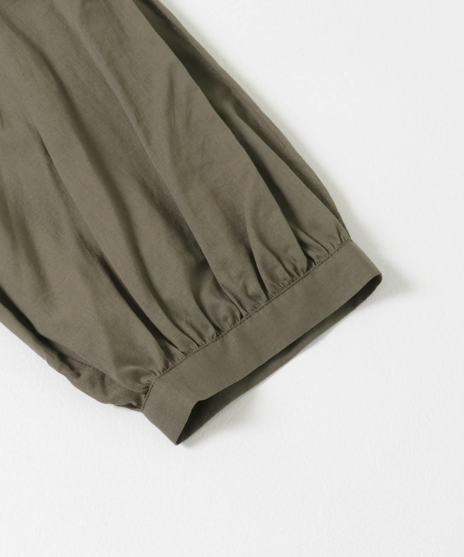 コットンボイルティアードワンピース KHAKI FREE
