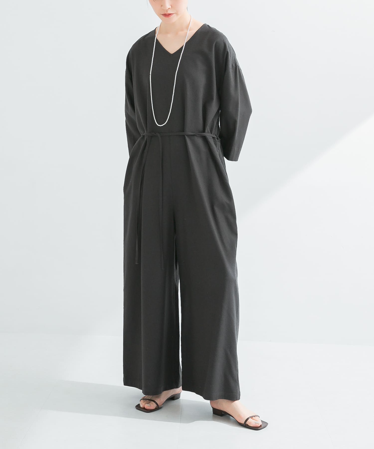 シルクネップオールインワン(FREE CHARCOAL): ボトム｜URBAN