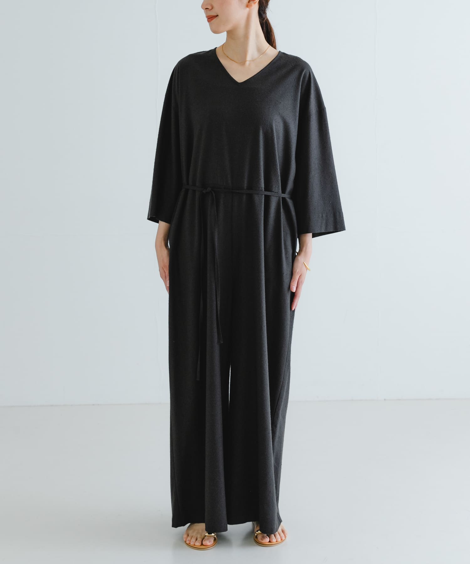 シルクネップオールインワン(FREE CHARCOAL): ボトム｜URBAN