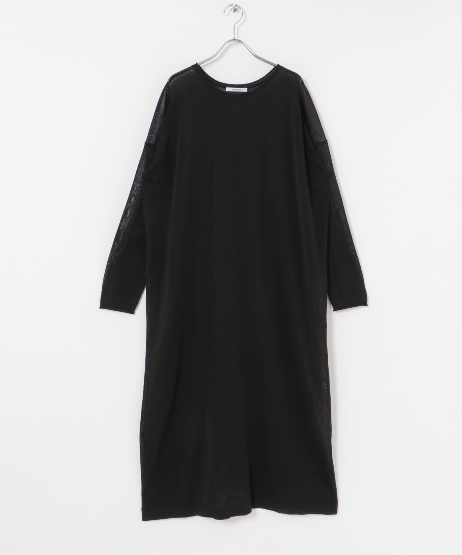 ルーズニットワンピース BLACK FREE