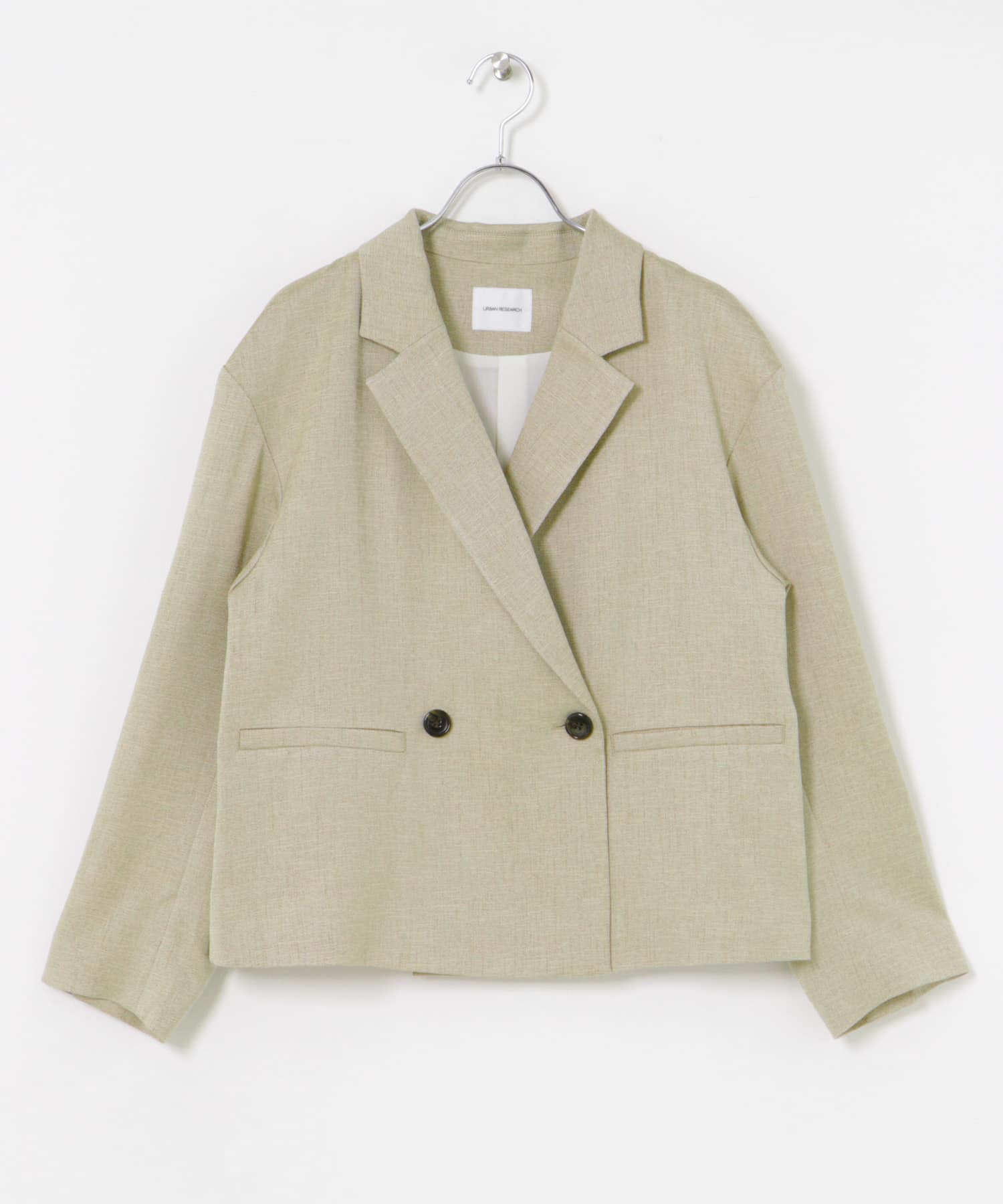 『UVカット/吸水速乾/イージーケア』『UR TECH DRYLUXE』ツイードジャケット BEIGE FREE