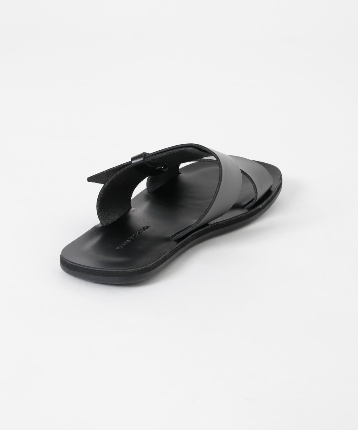 レザーサンダル BLACK 23