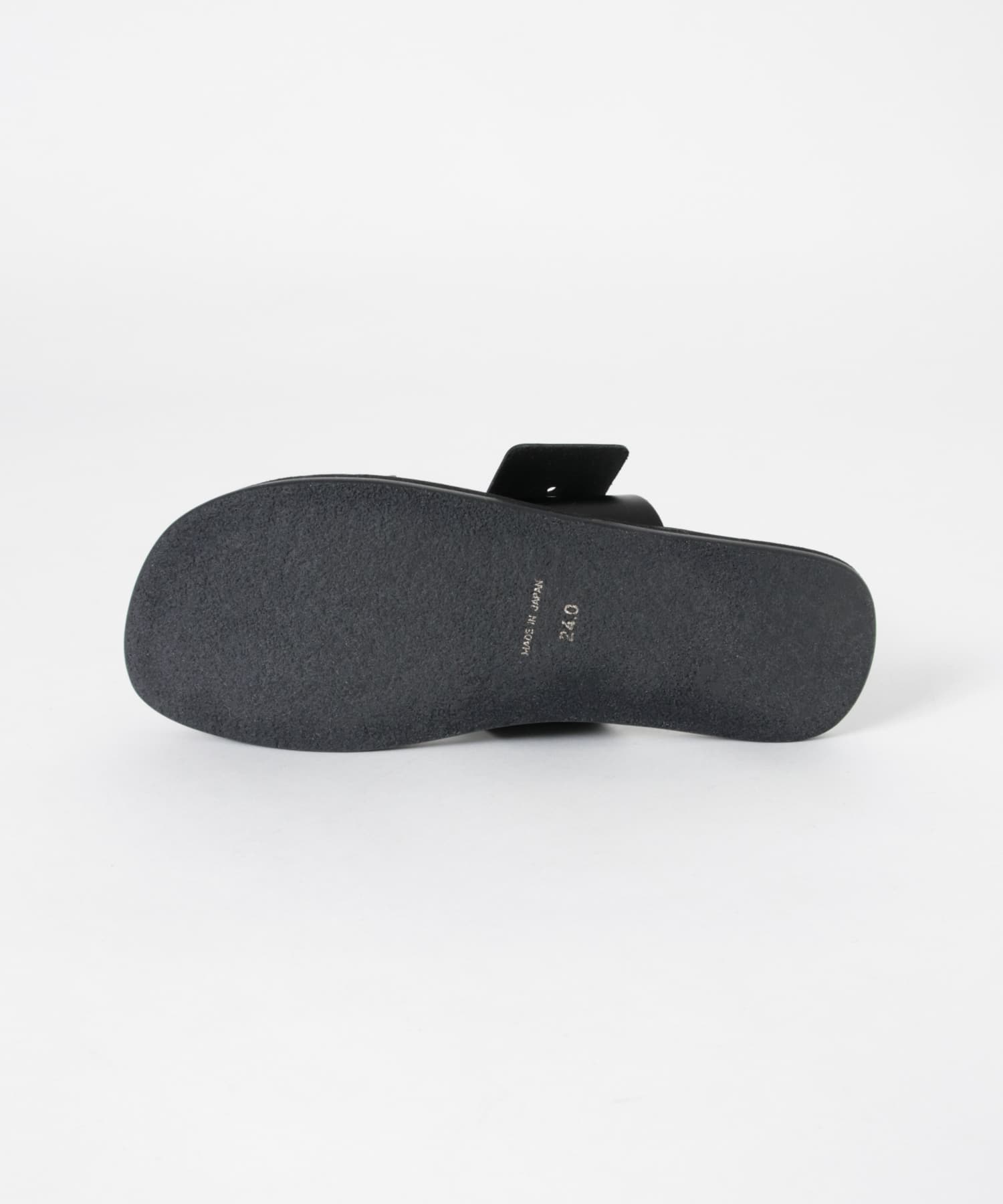 レザーサンダル BLACK 23