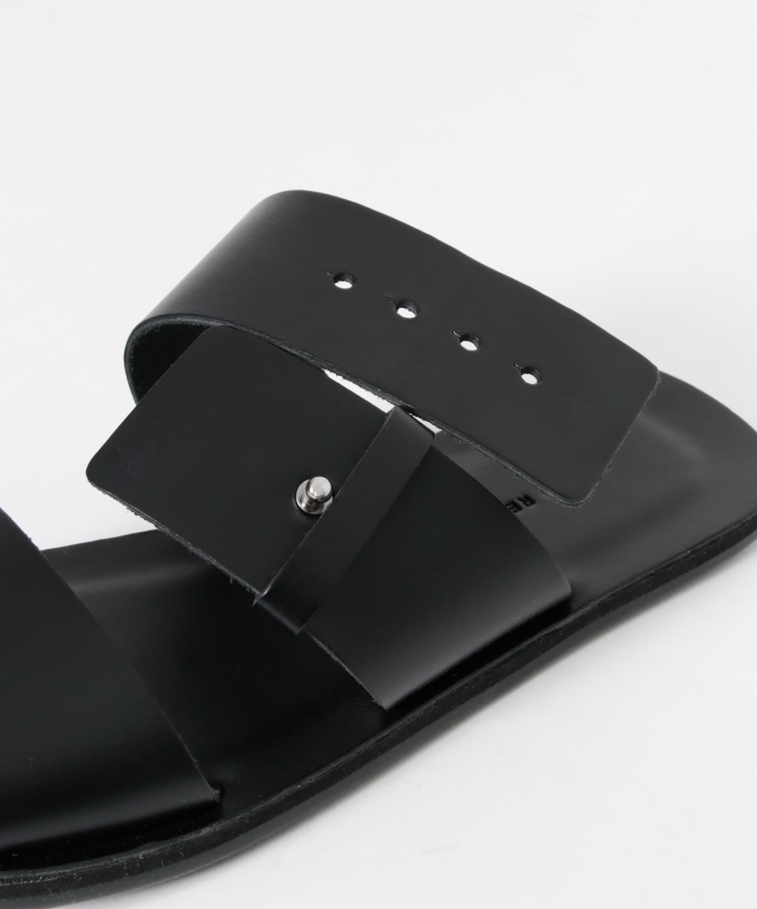 レザーサンダル BLACK 23