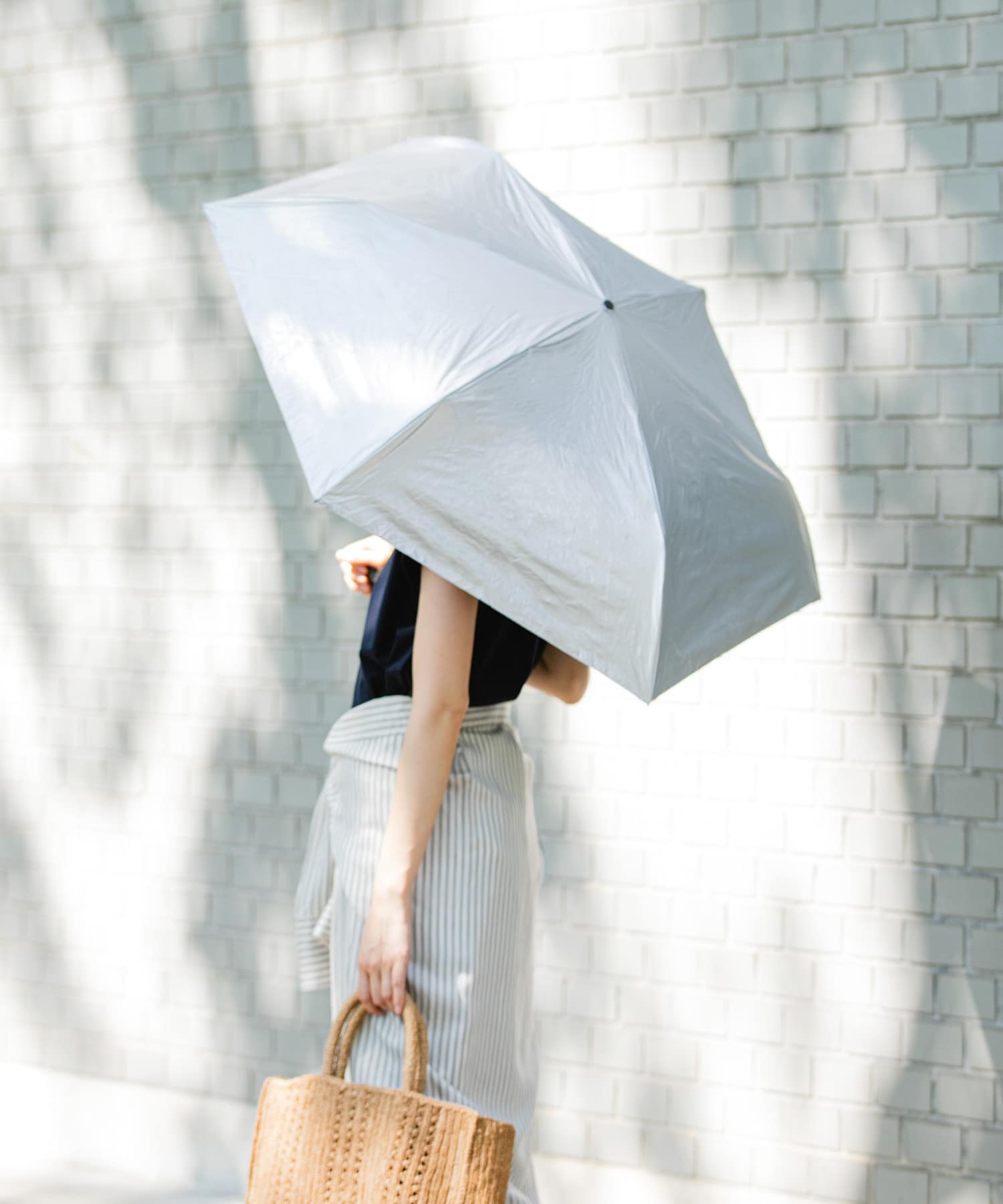 晴雨兼用コンパクトアンブレラ SILVER -