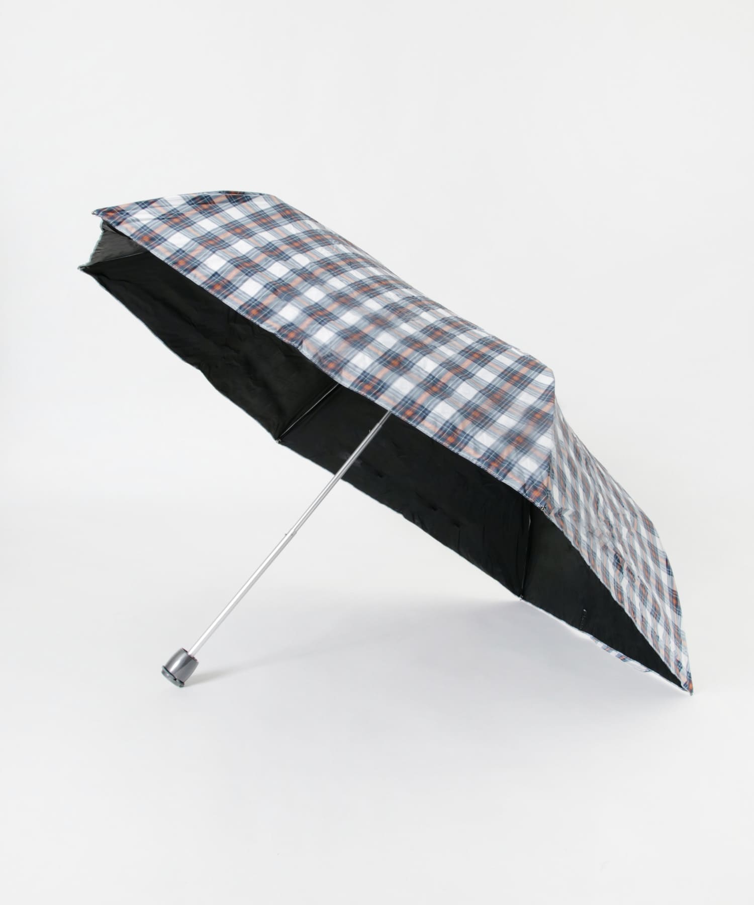 晴雨兼用コンパクトアンブレラ(- CHECK): ファッション雑貨