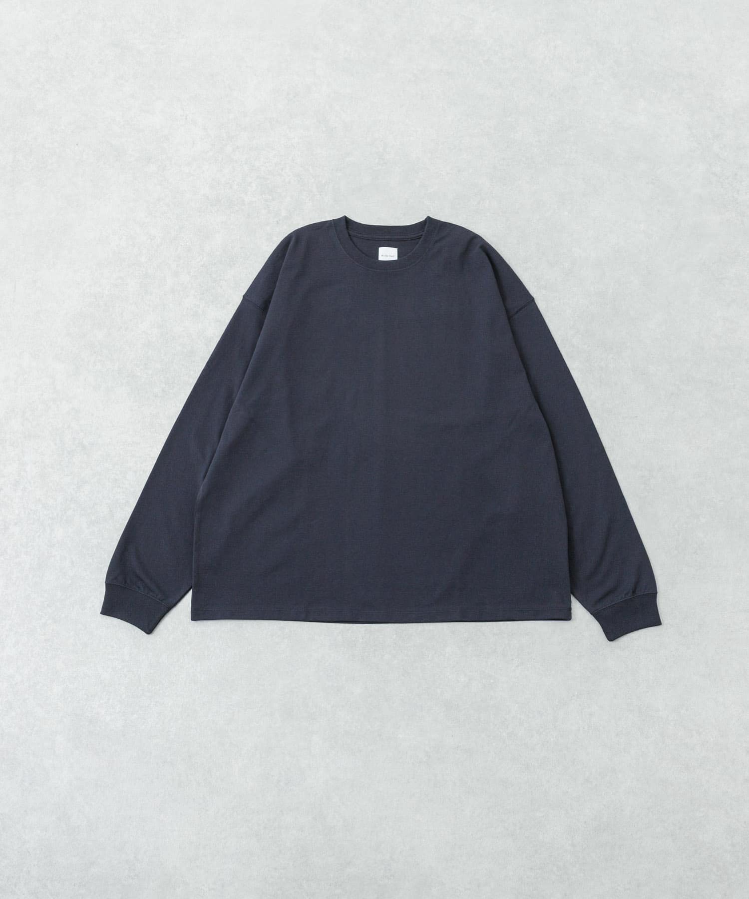 Wide Dad　Dad LONG-SLEEVE T-SHIRTS D NAVY 1