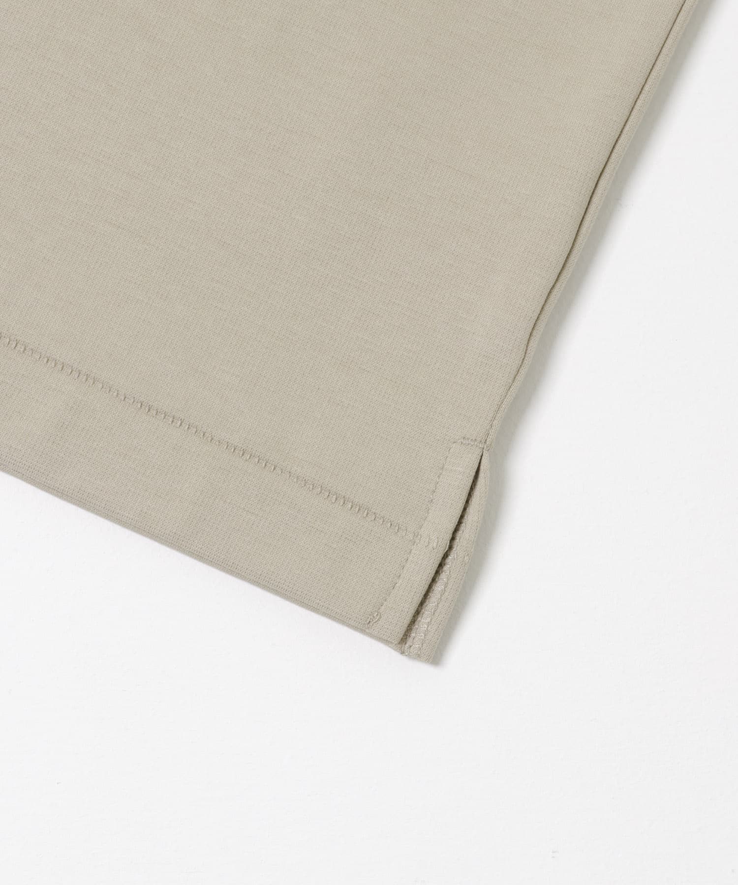 コットンナイロンスムージーロングスリーブ BEIGE S