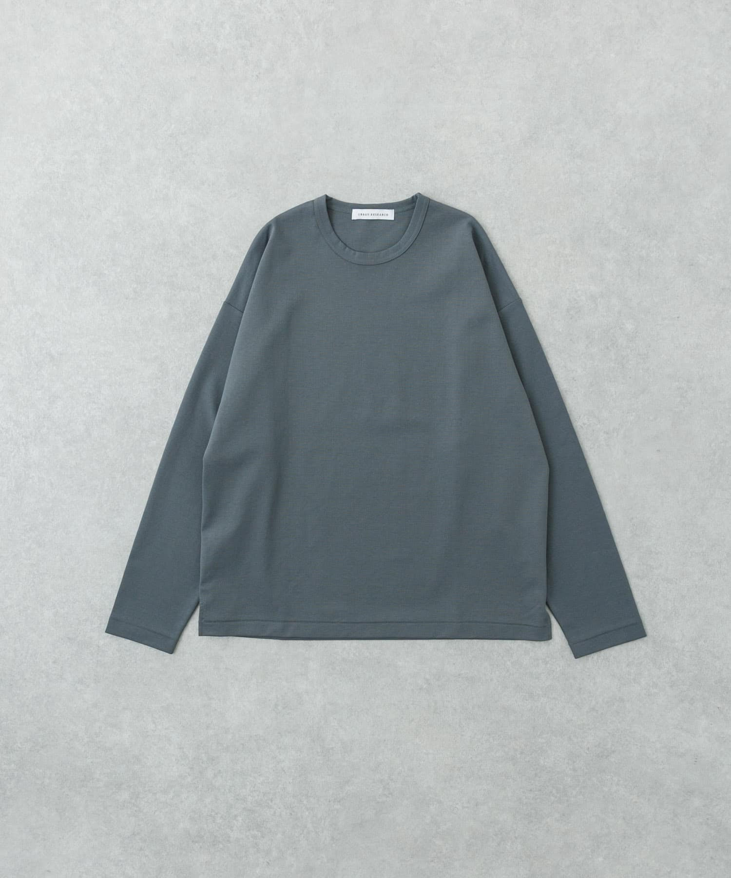 コットンナイロンスムージーロングスリーブ GRAY S