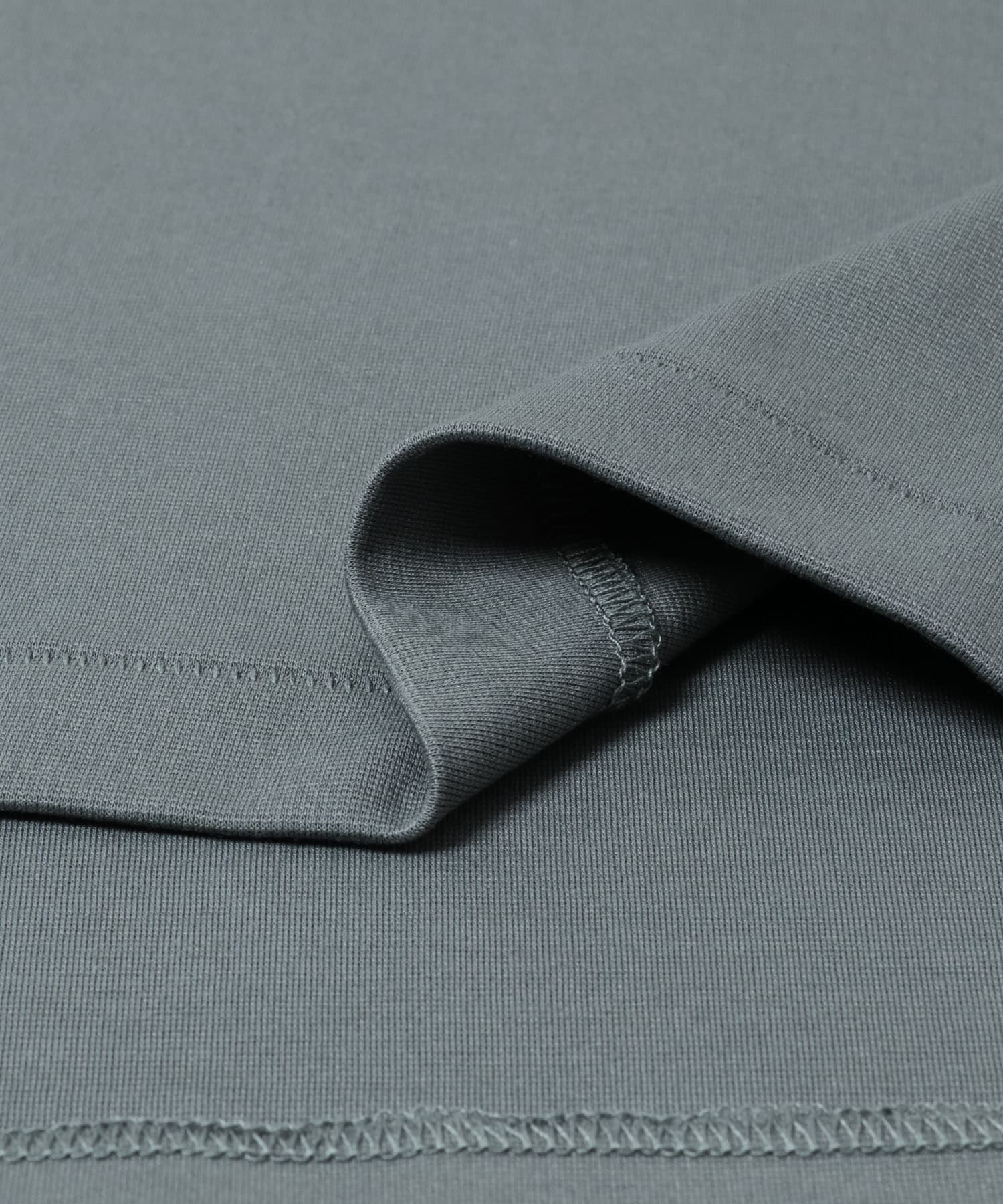コットンナイロンスムージーロングスリーブ GRAY S