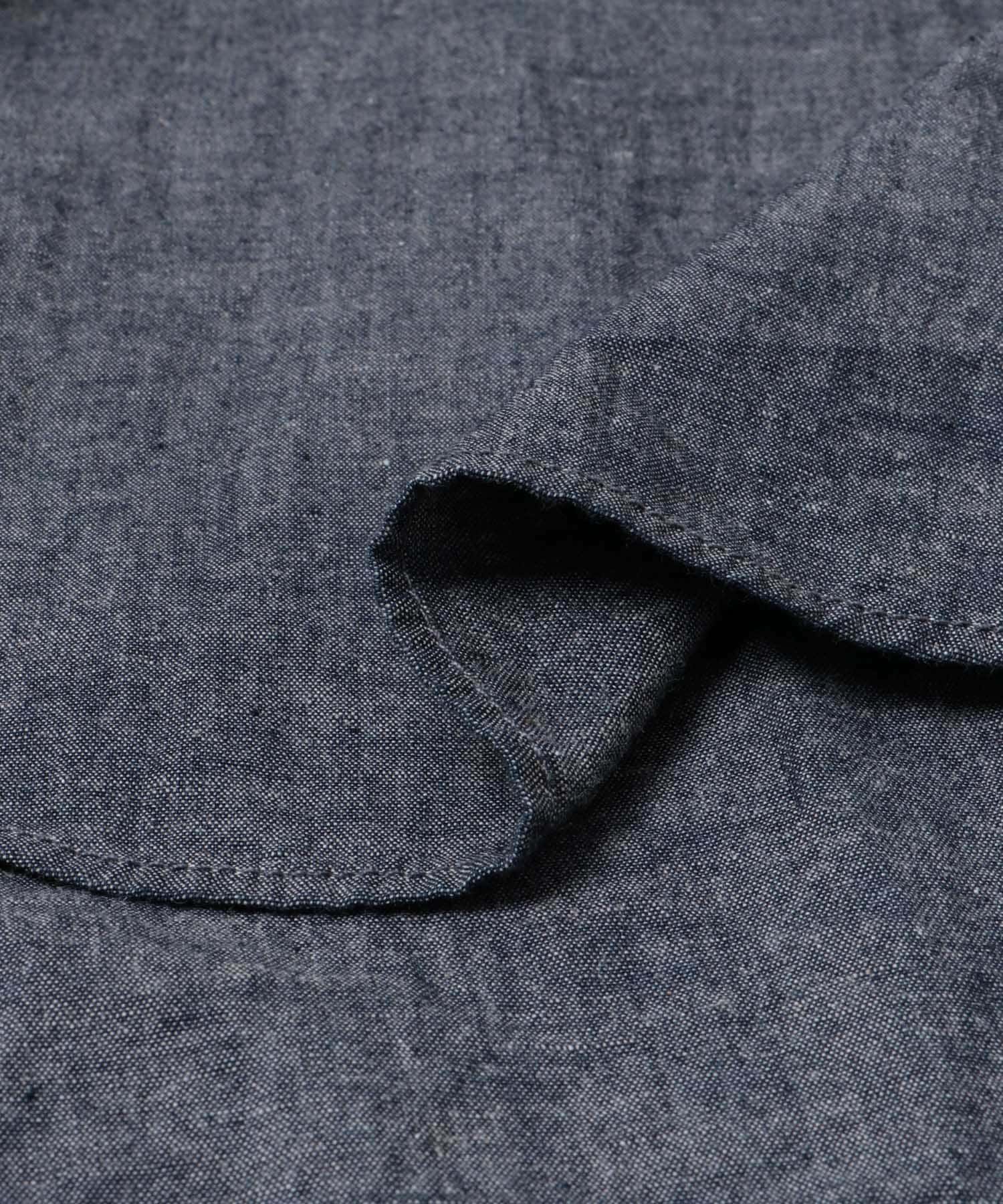 『別注』LE VETEMENT ATLANTIQUE×UR　シャンブレーシャツ NAVY M