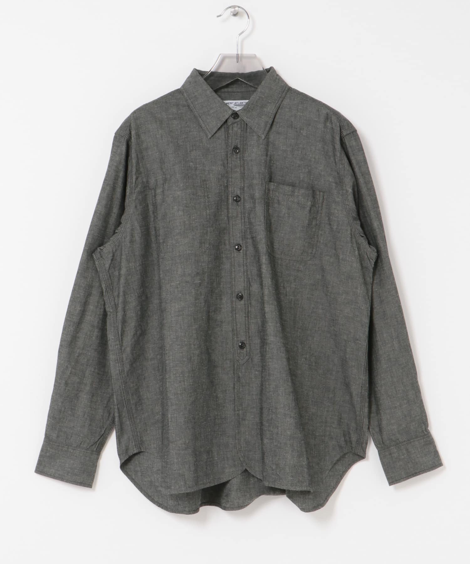 『別注』LE VETEMENT ATLANTIQUE×UR　シャンブレーシャツ BLACK M