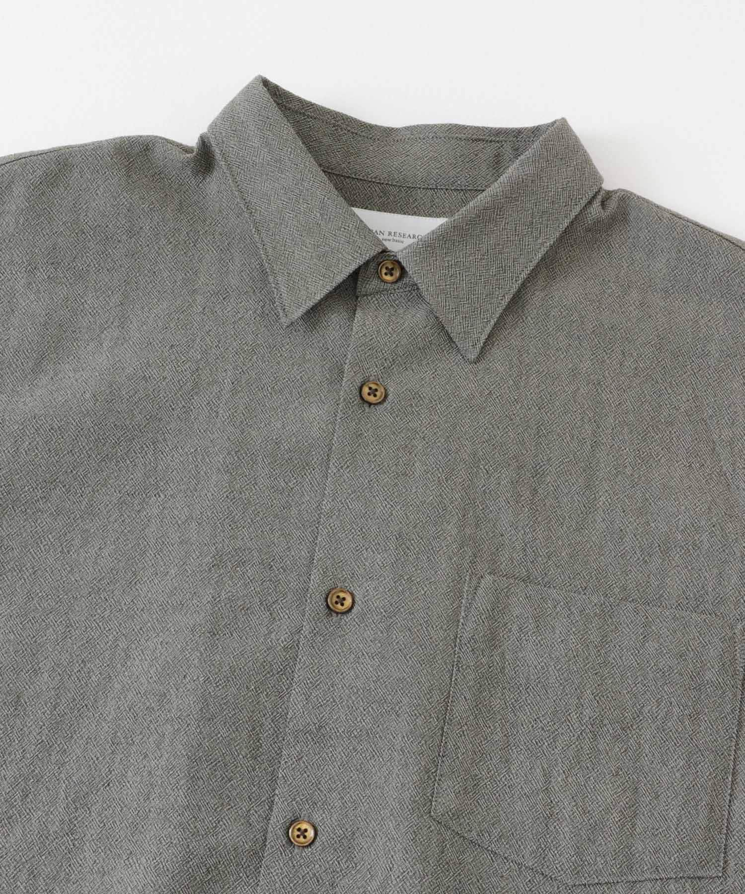 new basic　ALBATROSS WOOL SHIRTS GRAY M
