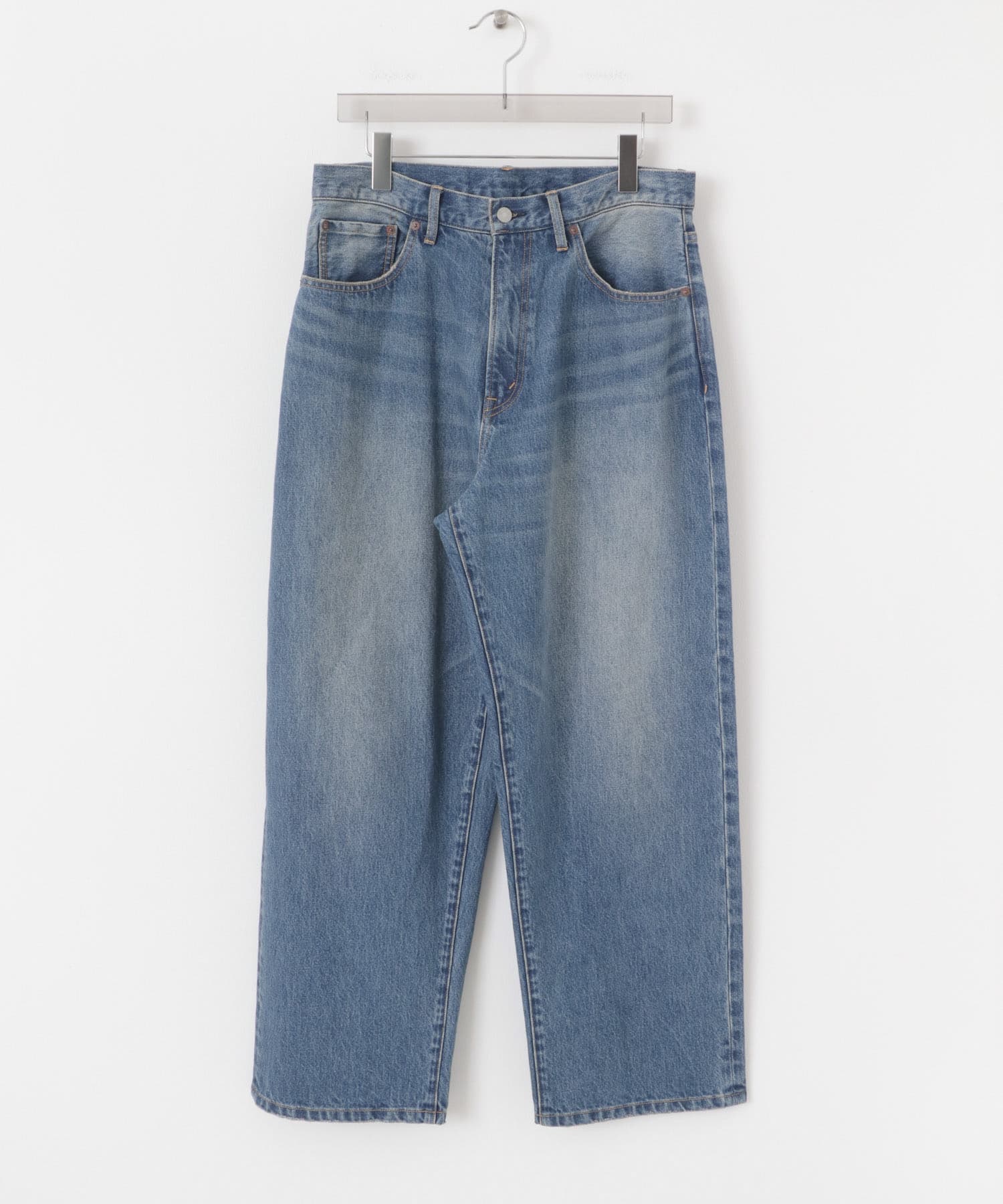 13.5oz DENIM WIDE PANTS INDIGO S
